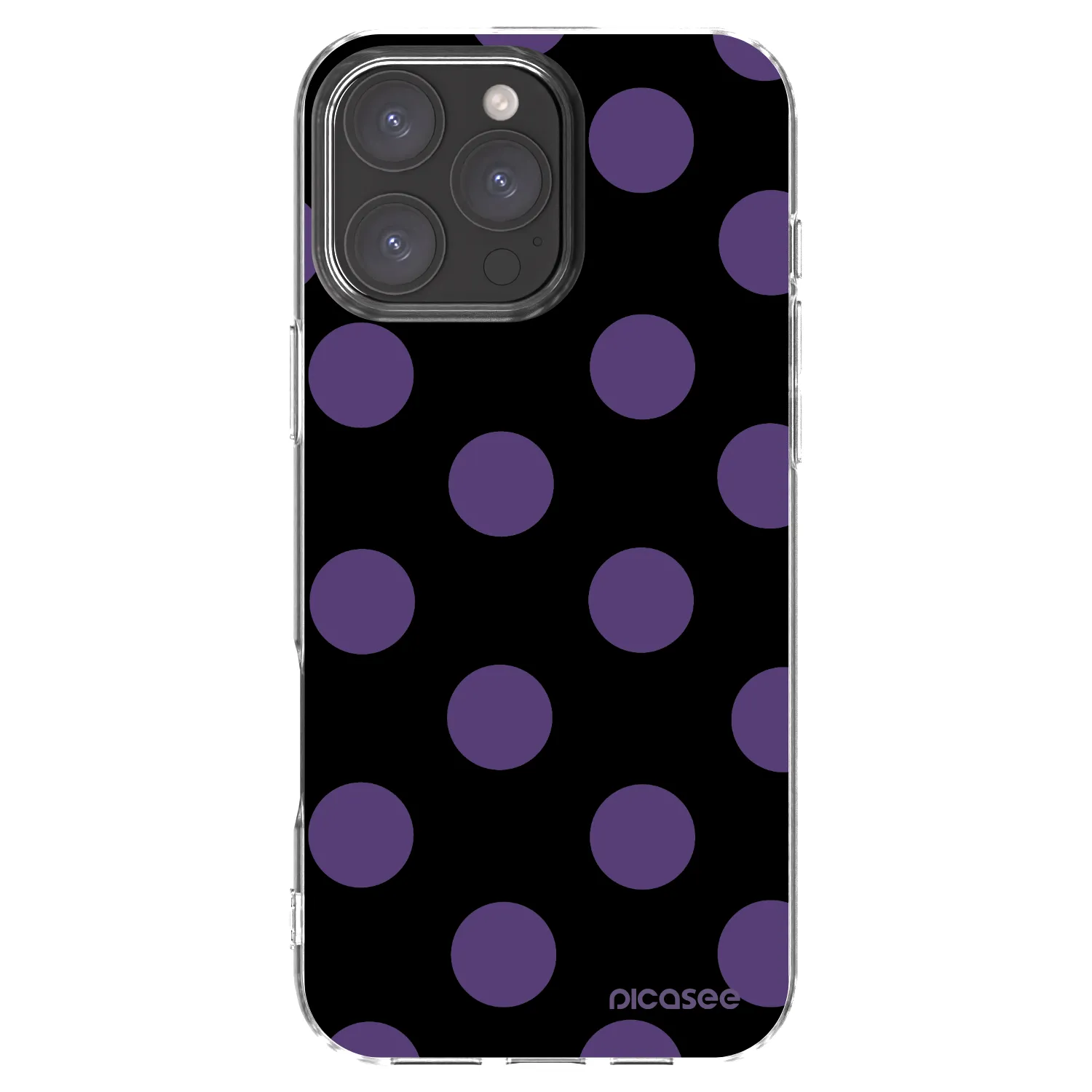 Picasee silikonska prozirna maskica za Apple iPhone 16 Pro Max - Big flickers