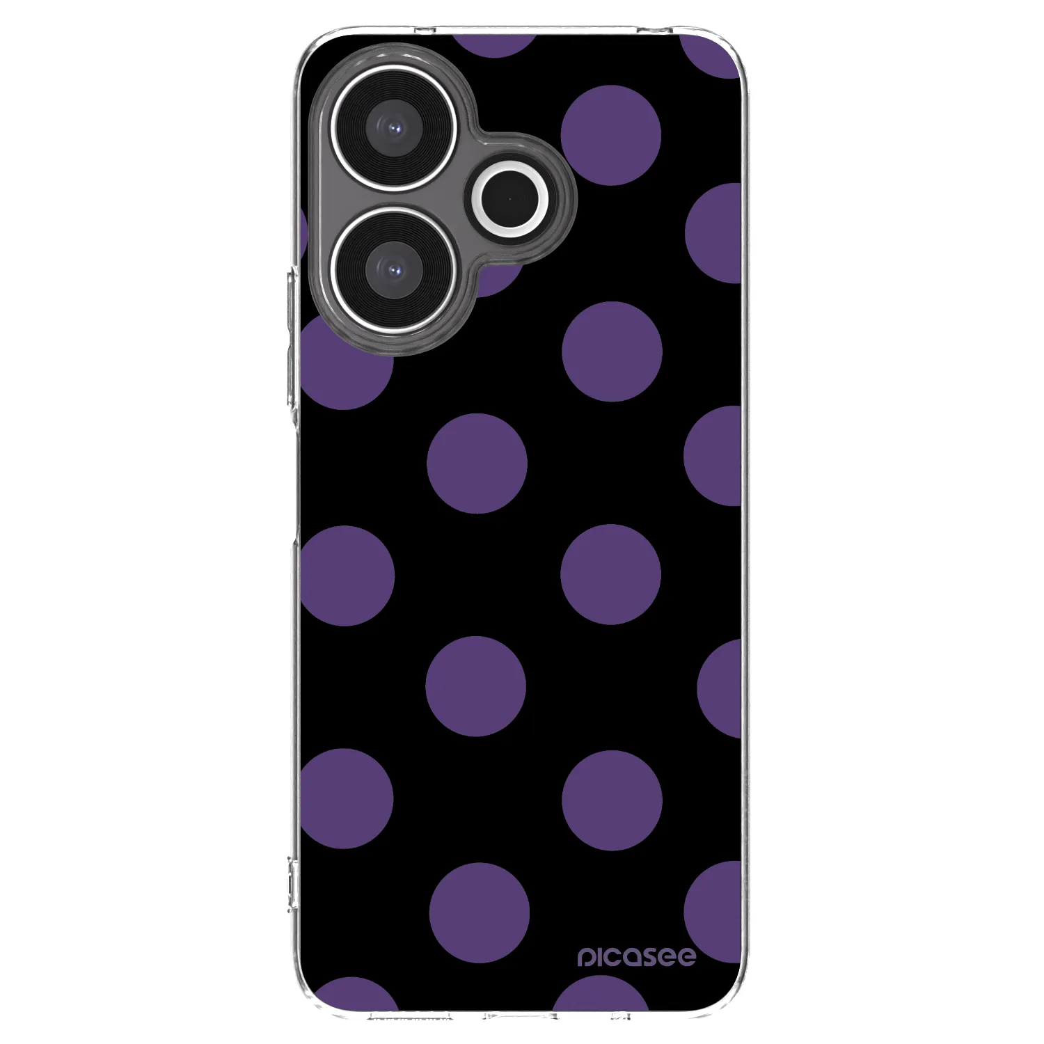 Picasee silikonska prozirna maskica za Xiaomi Redmi 13 4G - Big flickers