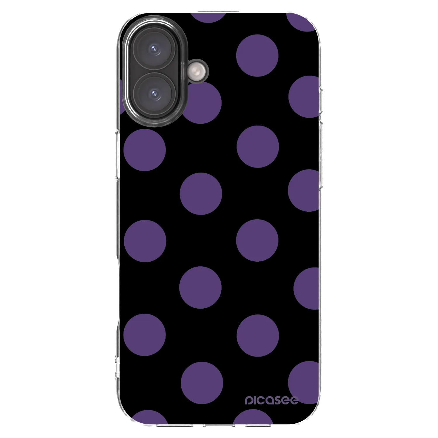 Picasee silikonska prozirna maskica za Apple iPhone 16 Plus - Big flickers