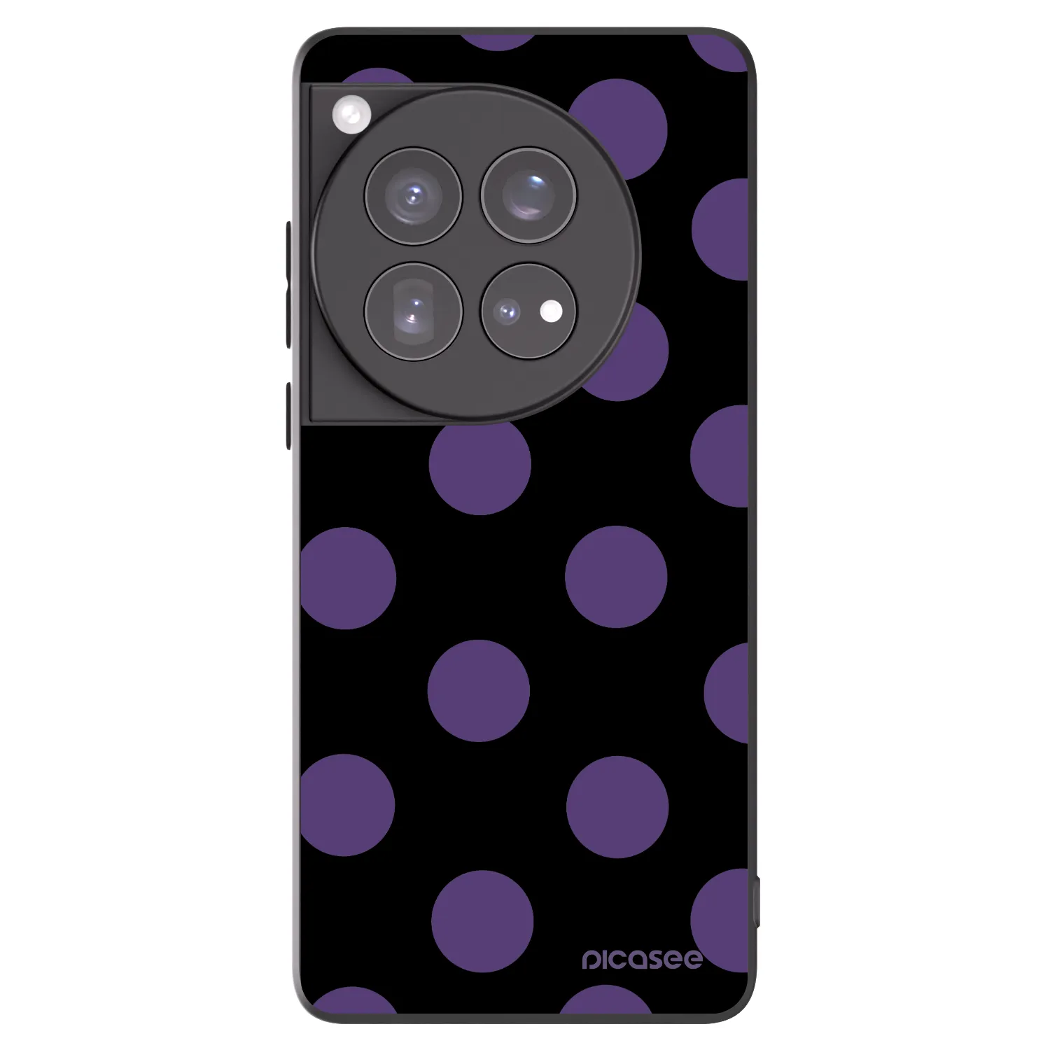 Picasee crna silikonska maskica za OnePlus 12 5G - Big flickers