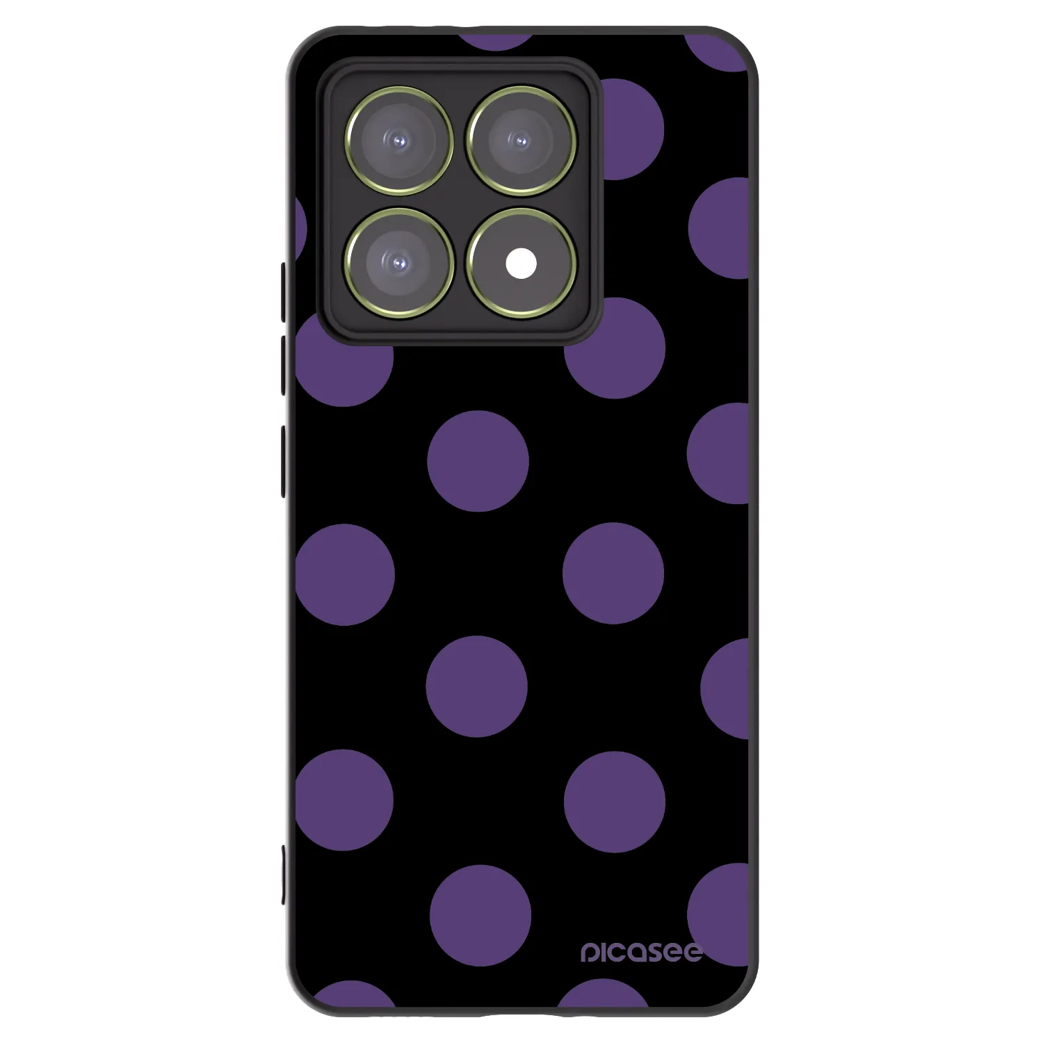 Picasee crna silikonska maskica za Xiaomi 14T - Big flickers