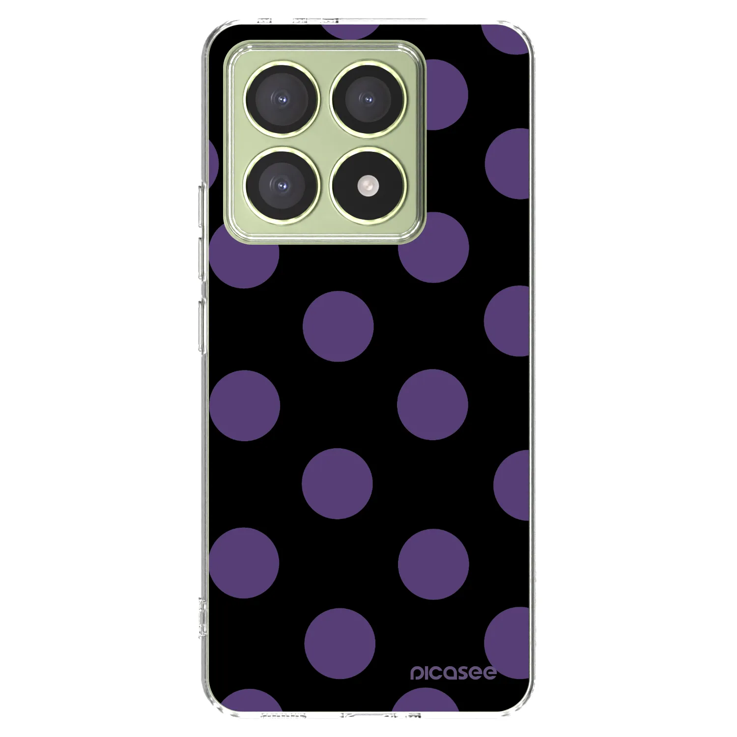 Picasee silikonska prozirna maskica za Xiaomi 14T - Big flickers