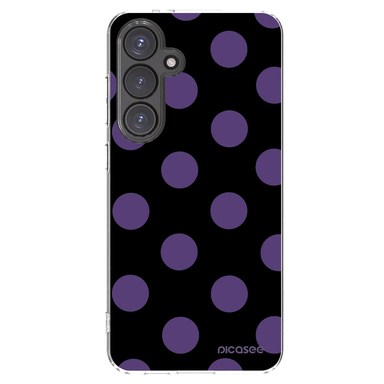 Picasee silikonska prozirna maskica za Samsung Galaxy S24 FE S721B - Big flickers
