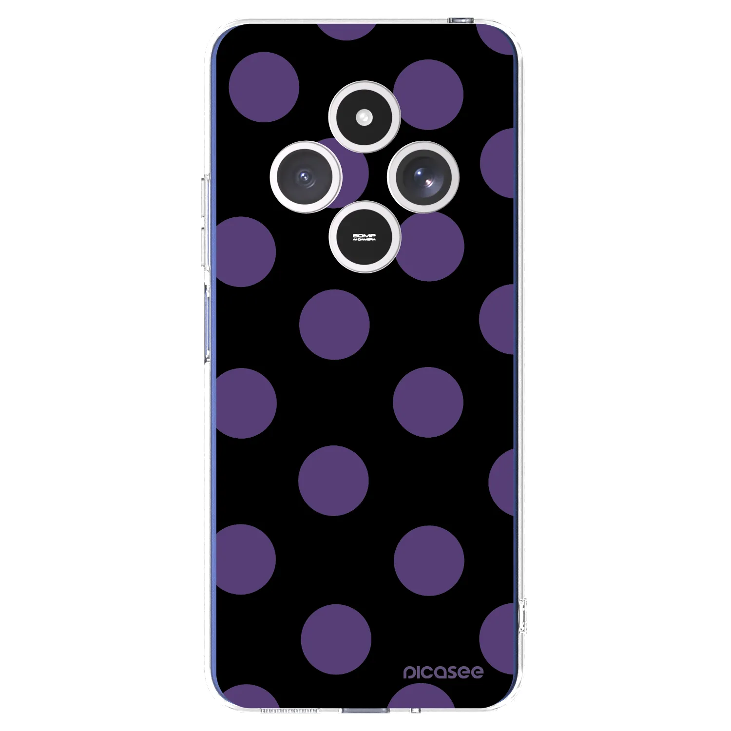 Picasee silikonska prozirna maskica za Xiaomi Redmi 14C - Big flickers