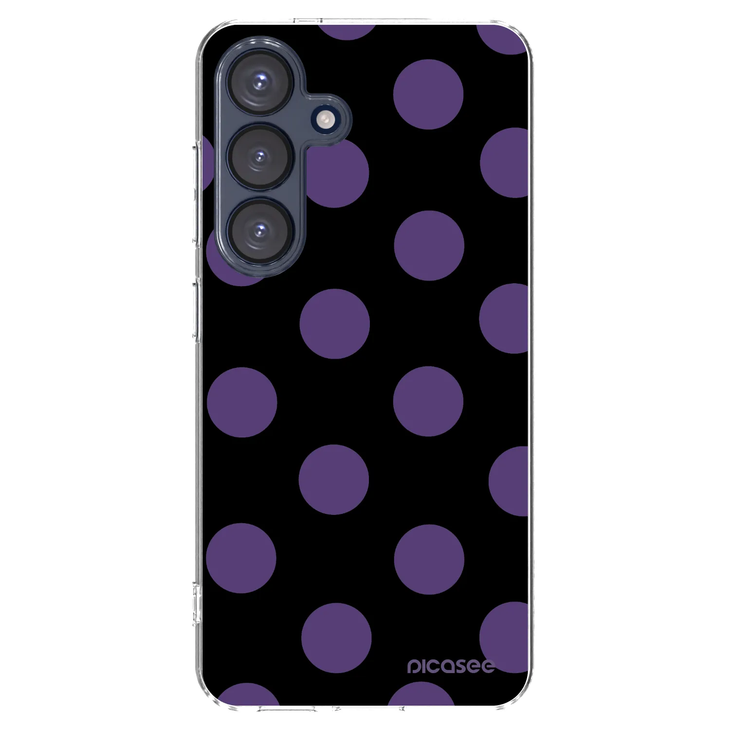 Picasee silikonska prozirna maskica za Samsung Galaxy S25 5G - Big flickers