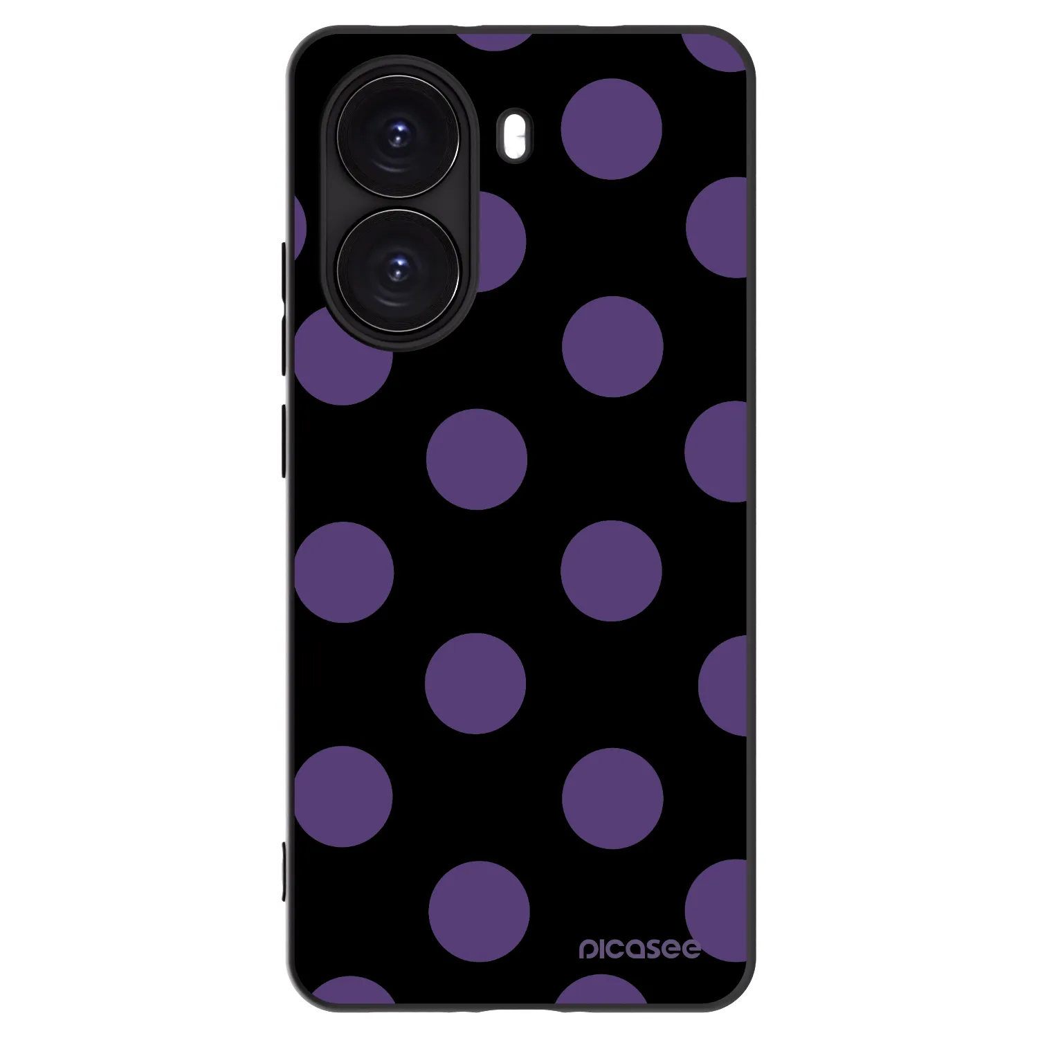 Picasee crna silikonska maskica za Xiaomi Poco X7 Pro 5G - Big flickers