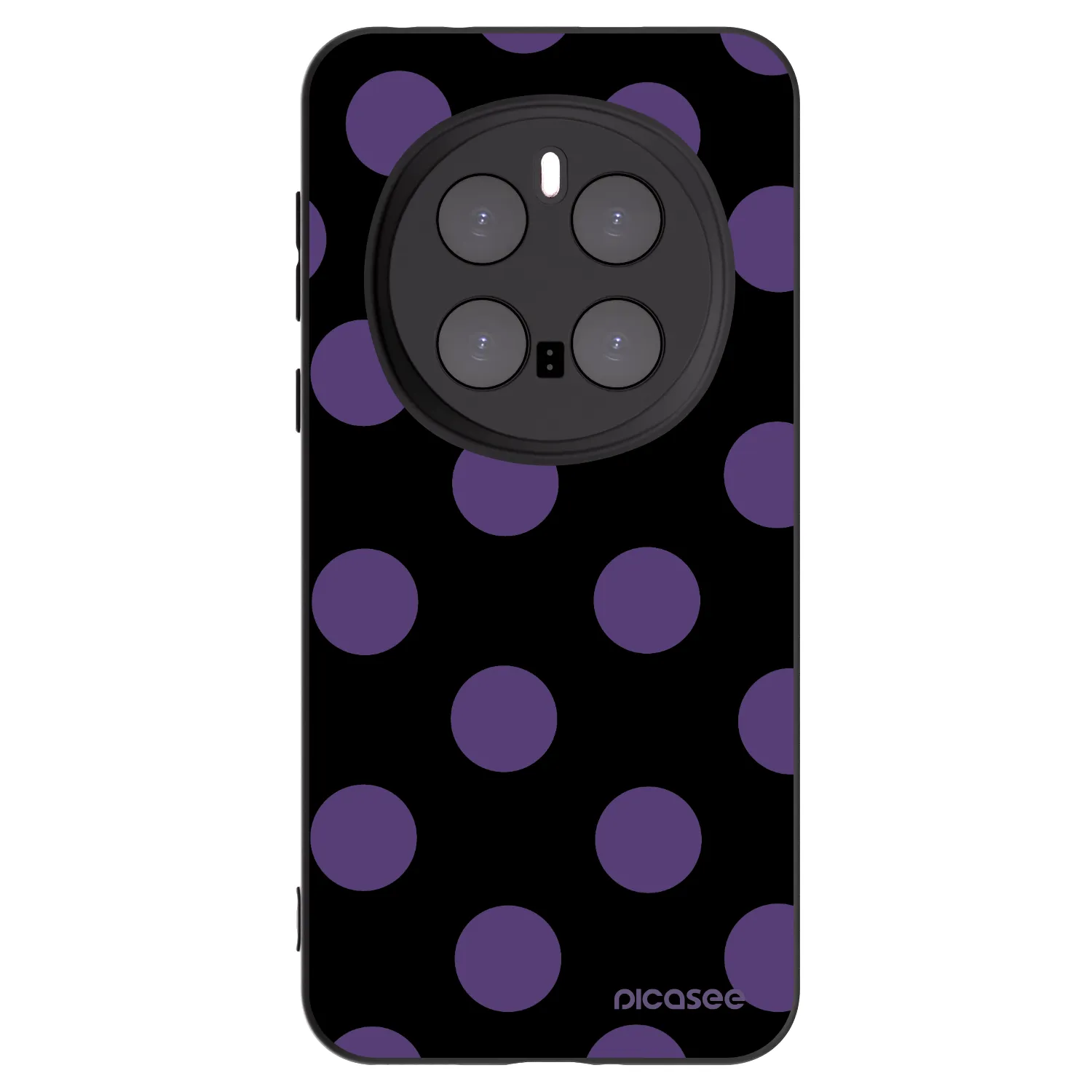 Picasee crna silikonska maskica za Honor Magic7 Pro 5G - Big flickers