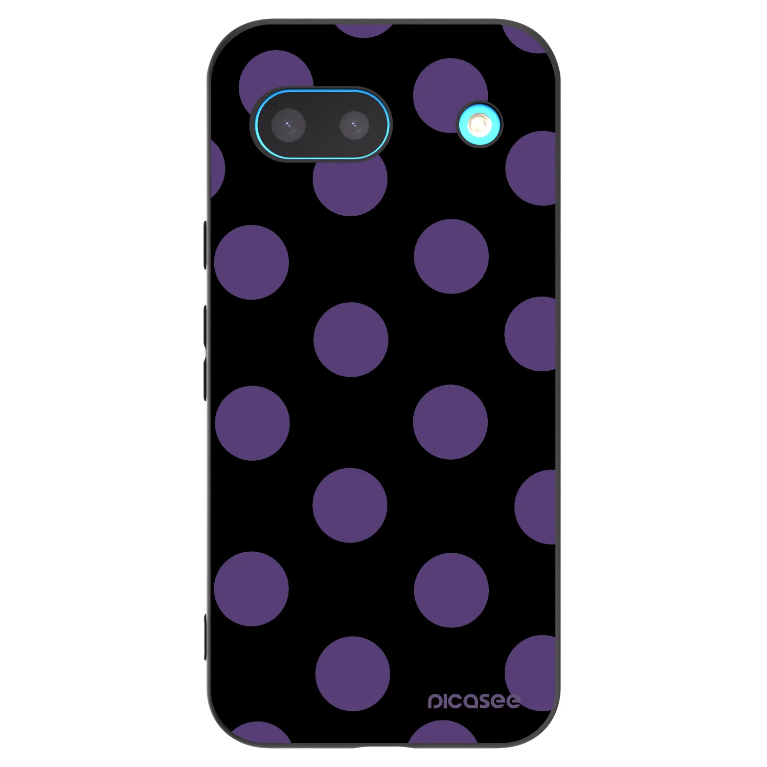 Picasee crna silikonska maskica za Google Pixel 8 - Big flickers