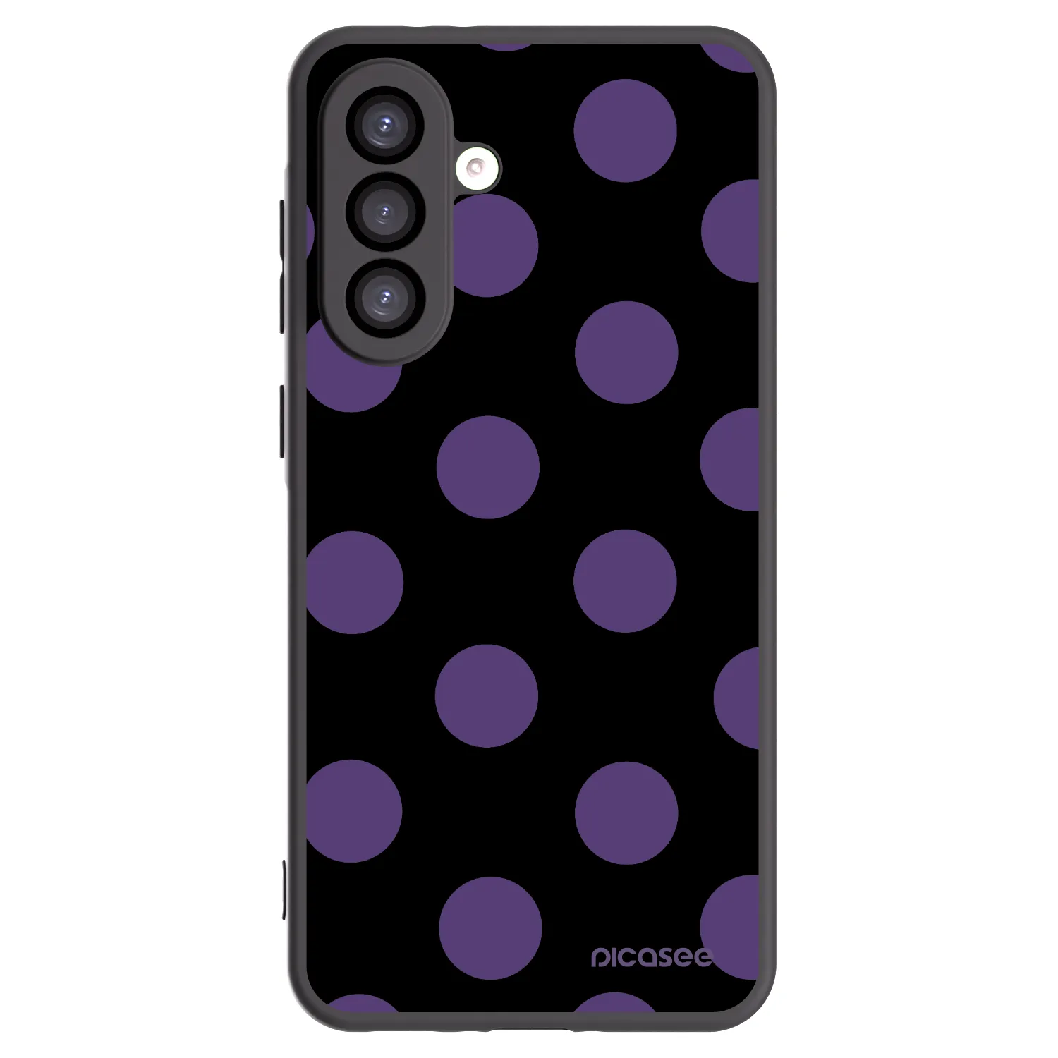 Picasee crna silikonska maskica za Samsung Galaxy A26 5G A266B - Big flickers