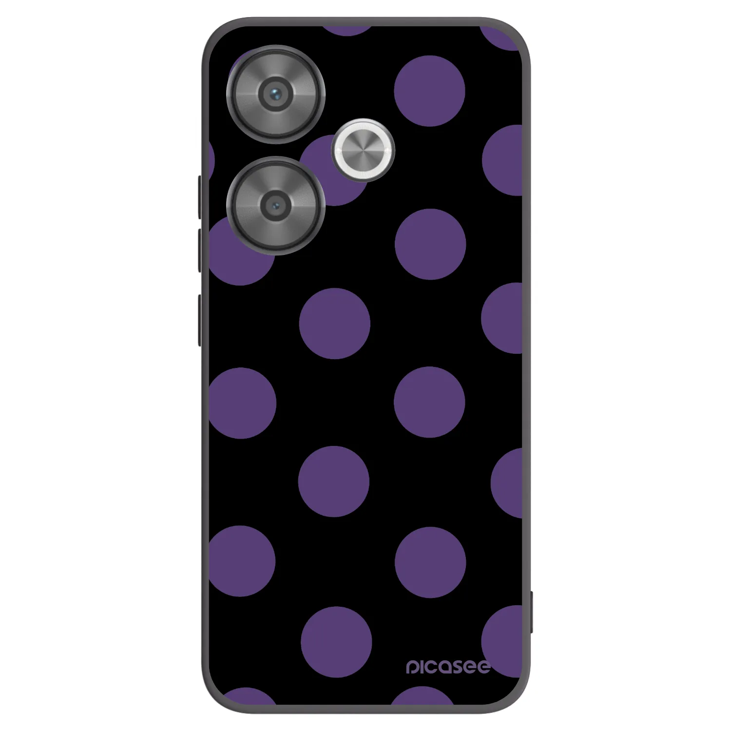 Picasee crna silikonska maskica za Xiaomi Poco F6 - Big flickers