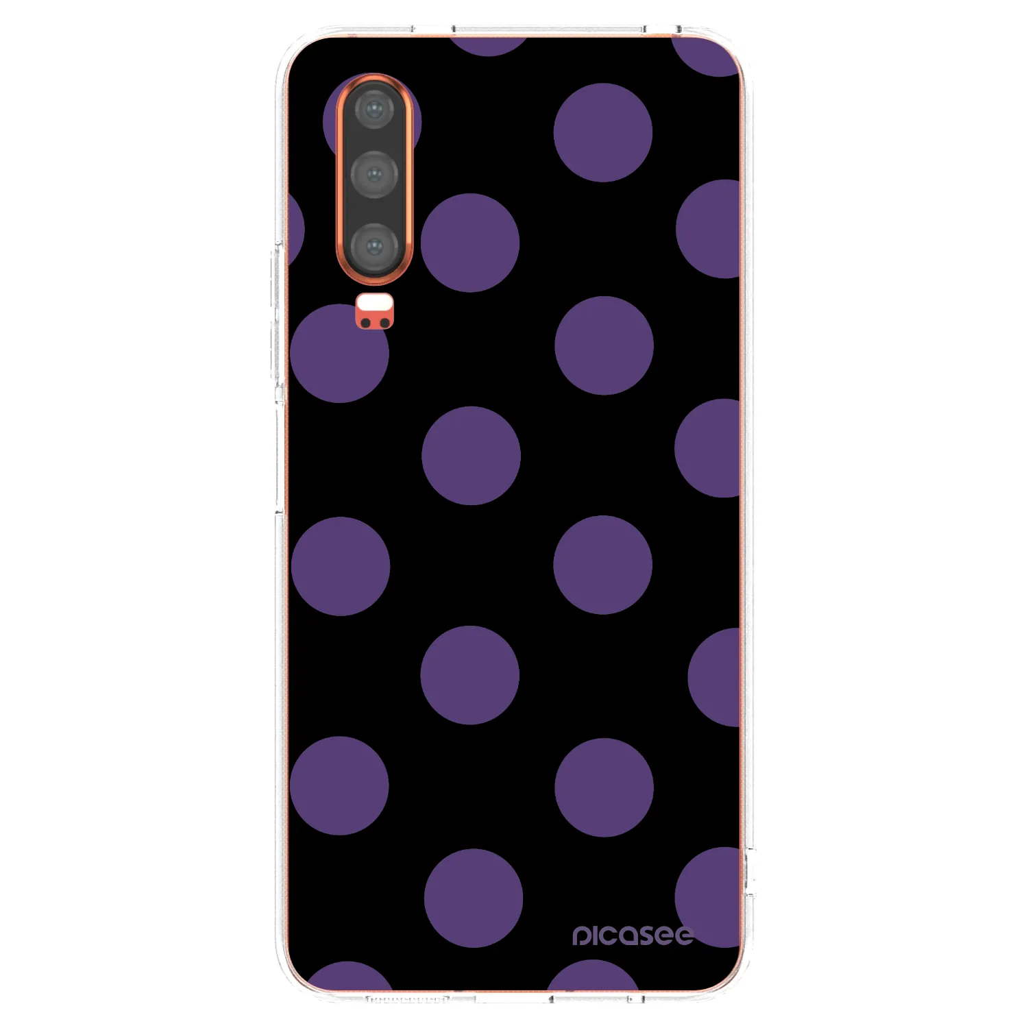 Picasee silikonska prozirna maskica za Huawei P30 - Big flickers