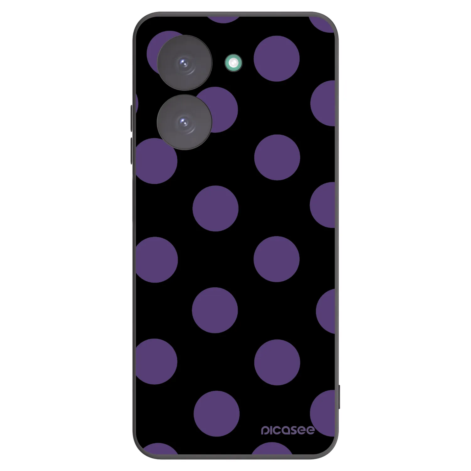 Picasee crna silikonska maskica za Xiaomi Redmi A5 - Big flickers