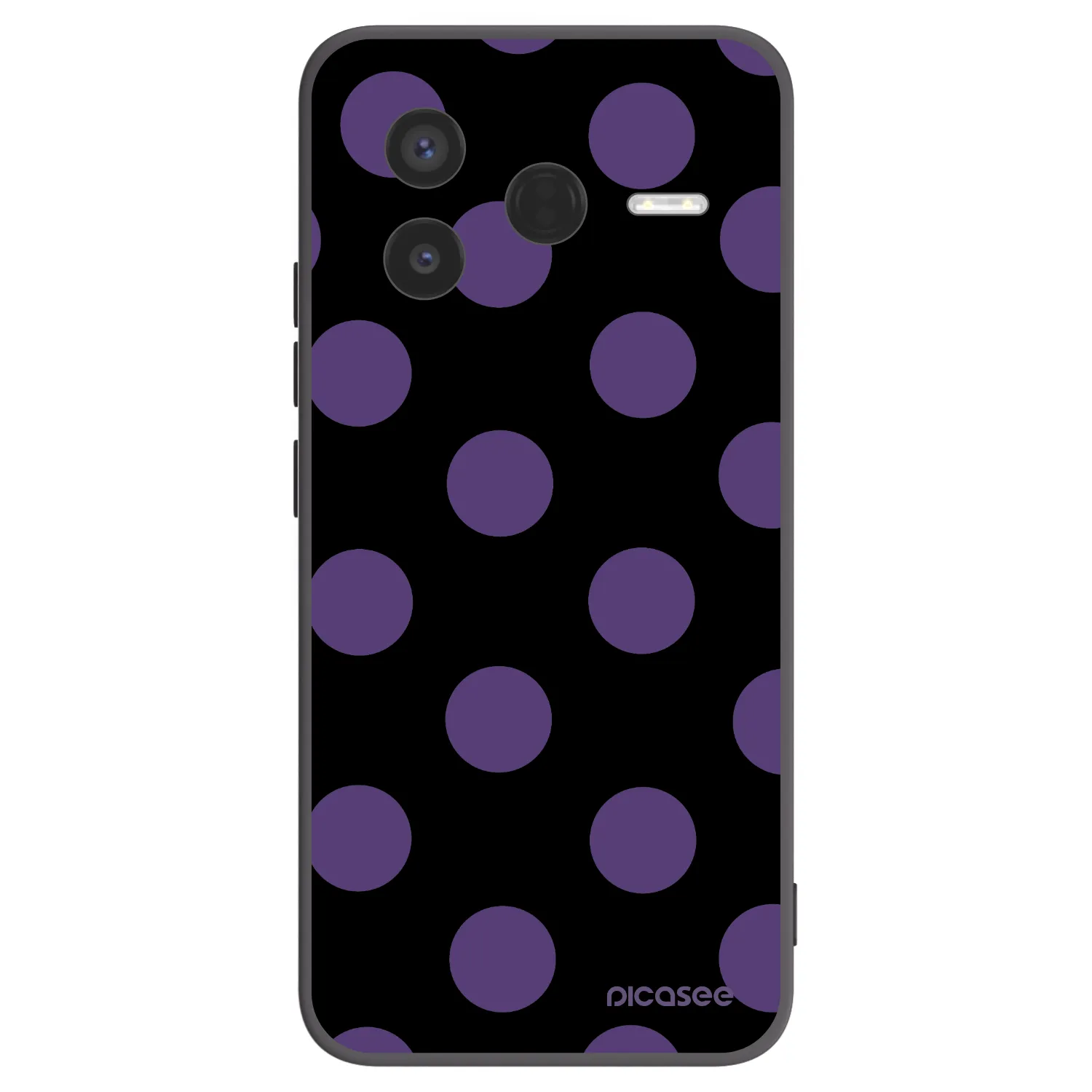 Picasee crna silikonska maskica za Xiaomi Poco F7 Pro 5G - Big flickers