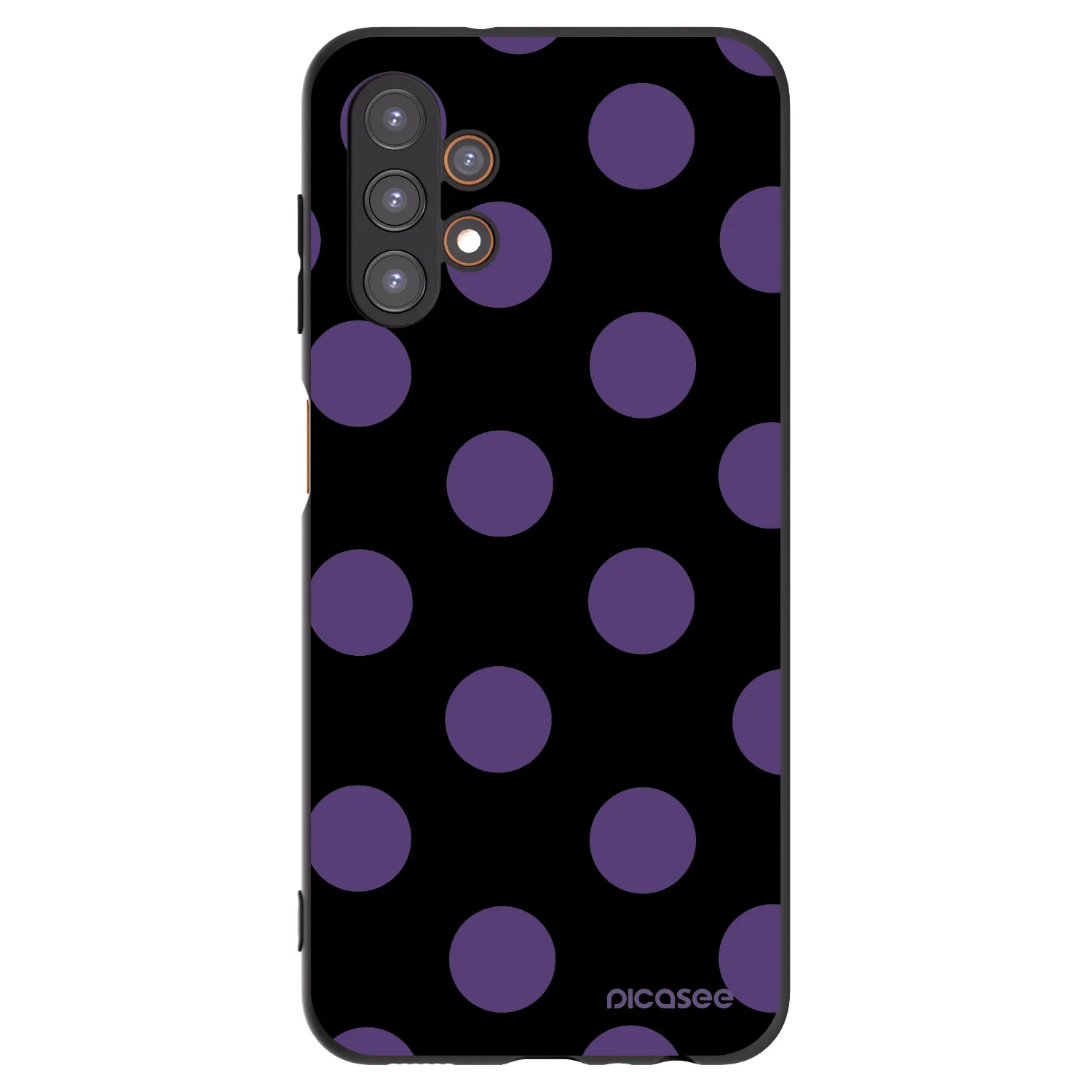 Picasee crna silikonska maskica za Samsung Galaxy A13 5G - Big flickers