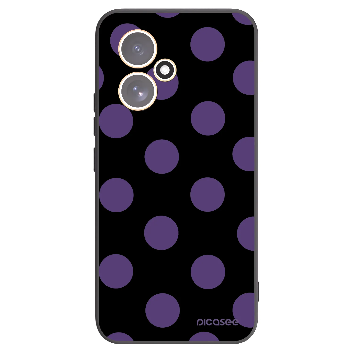 Picasee crna silikonska maskica za Honor 400 5G - Big flickers