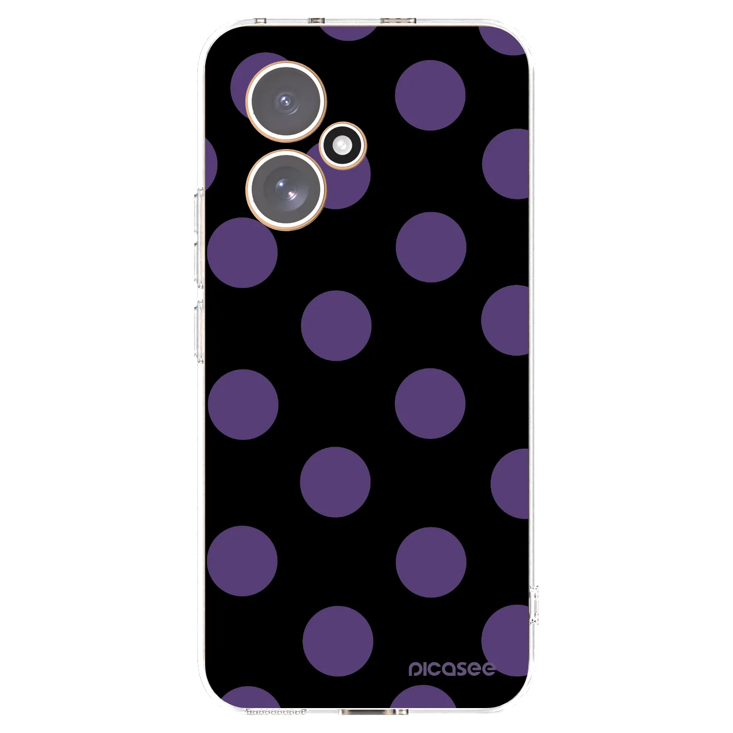 Picasee silikonska prozirna maskica za Honor 400 5G - Big flickers