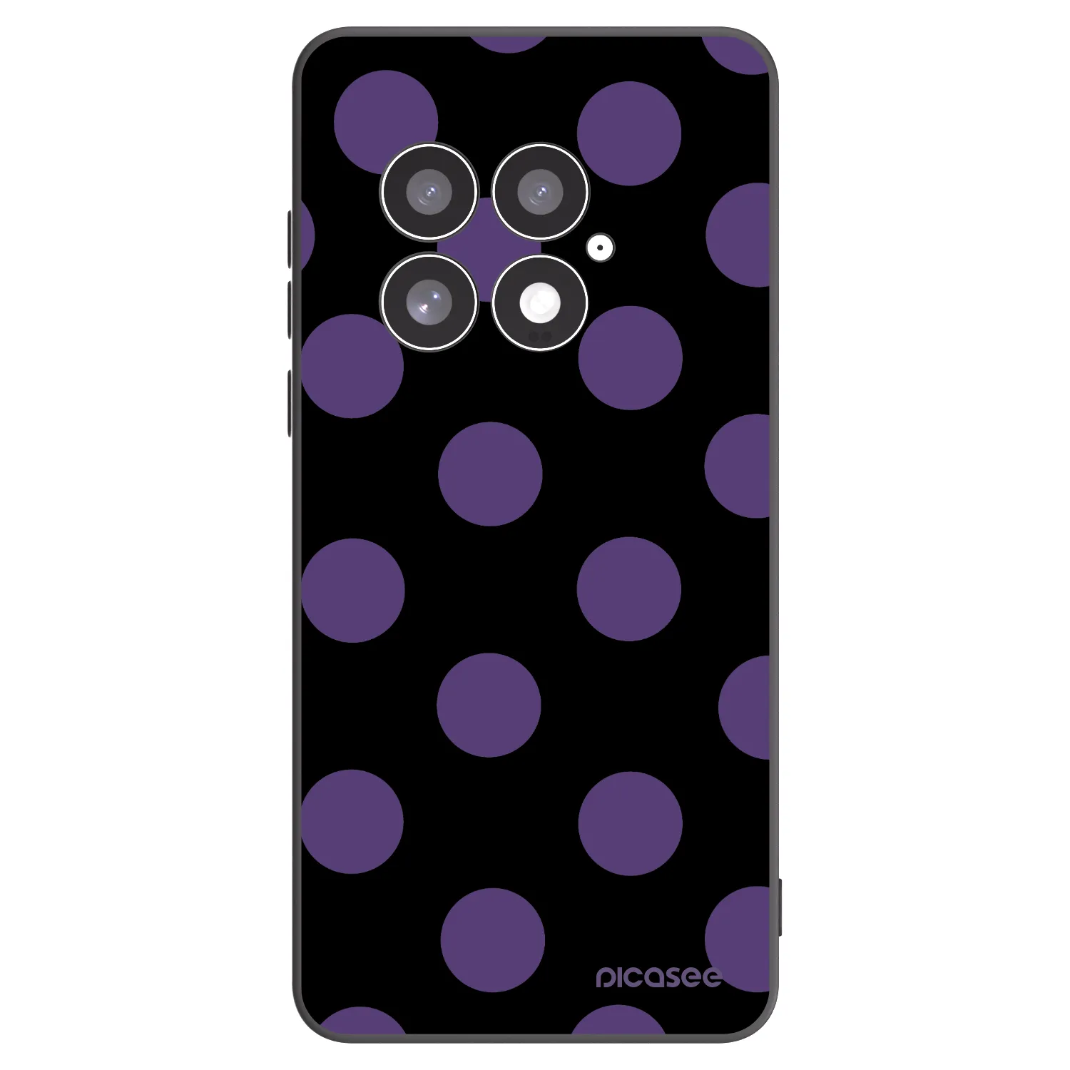 Picasee crna silikonska maskica za OnePlus 13 5G - Big flickers