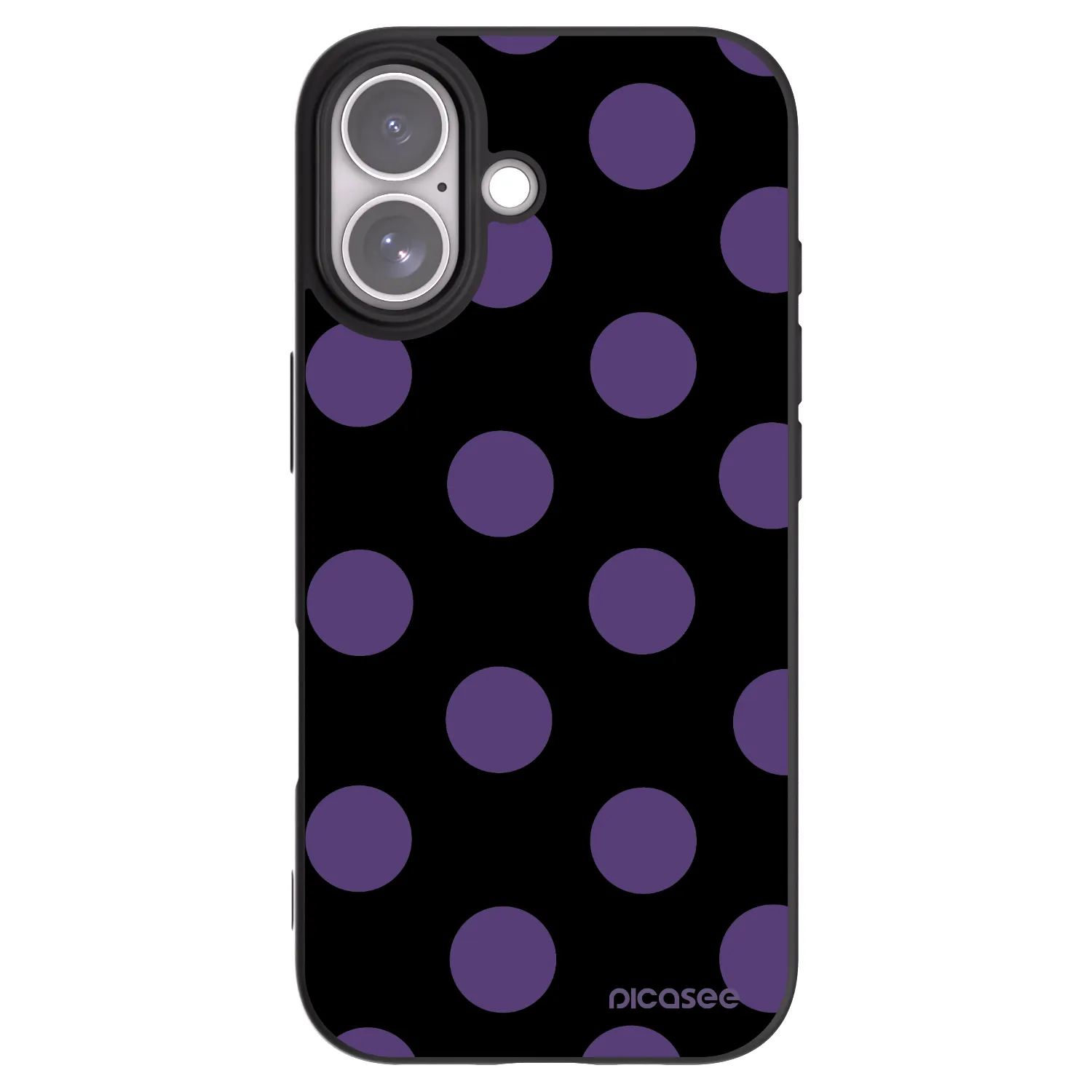Picasee crna silikonska maskica za Apple iPhone 17 - Big flickers