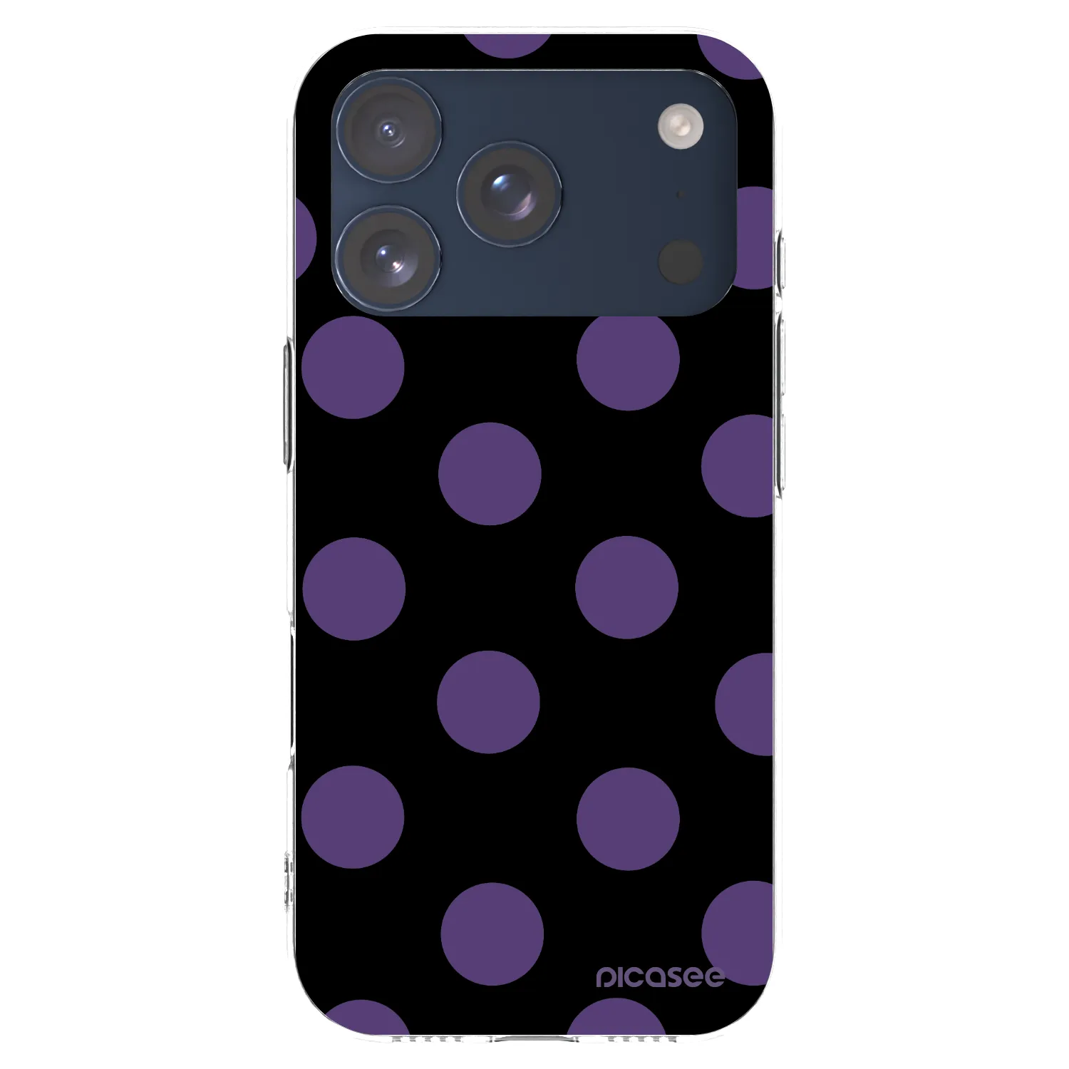 Picasee silikonska prozirna maskica za Apple iPhone 17 Pro - Big flickers