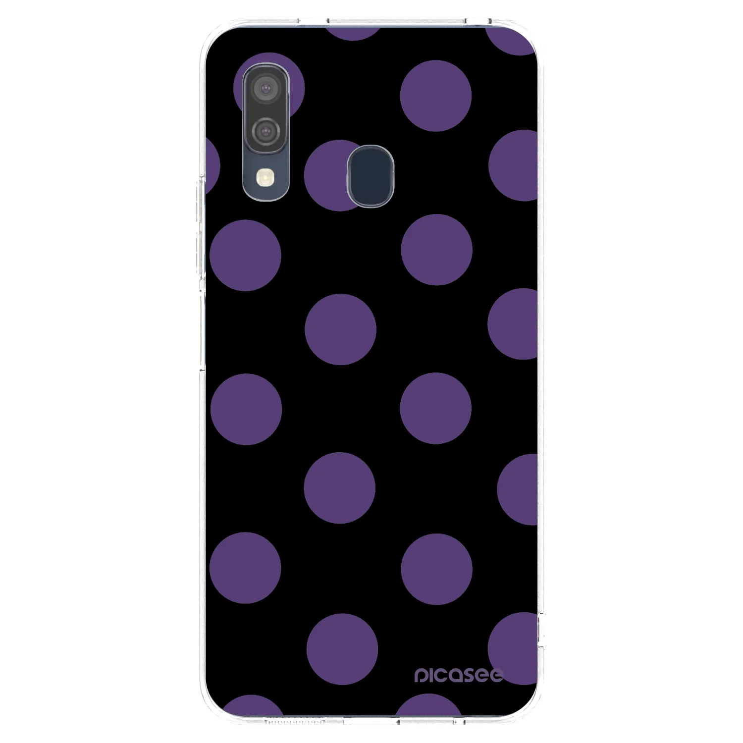 Picasee silikonska prozirna maskica za Samsung Galaxy A40 A405F - Big flickers