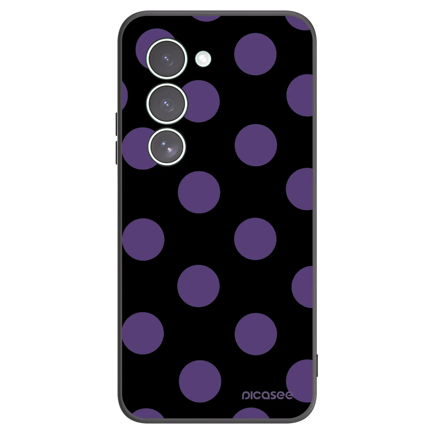 Picasee crna silikonska maskica za Xiaomi Redmi 15 5G - Big flickers