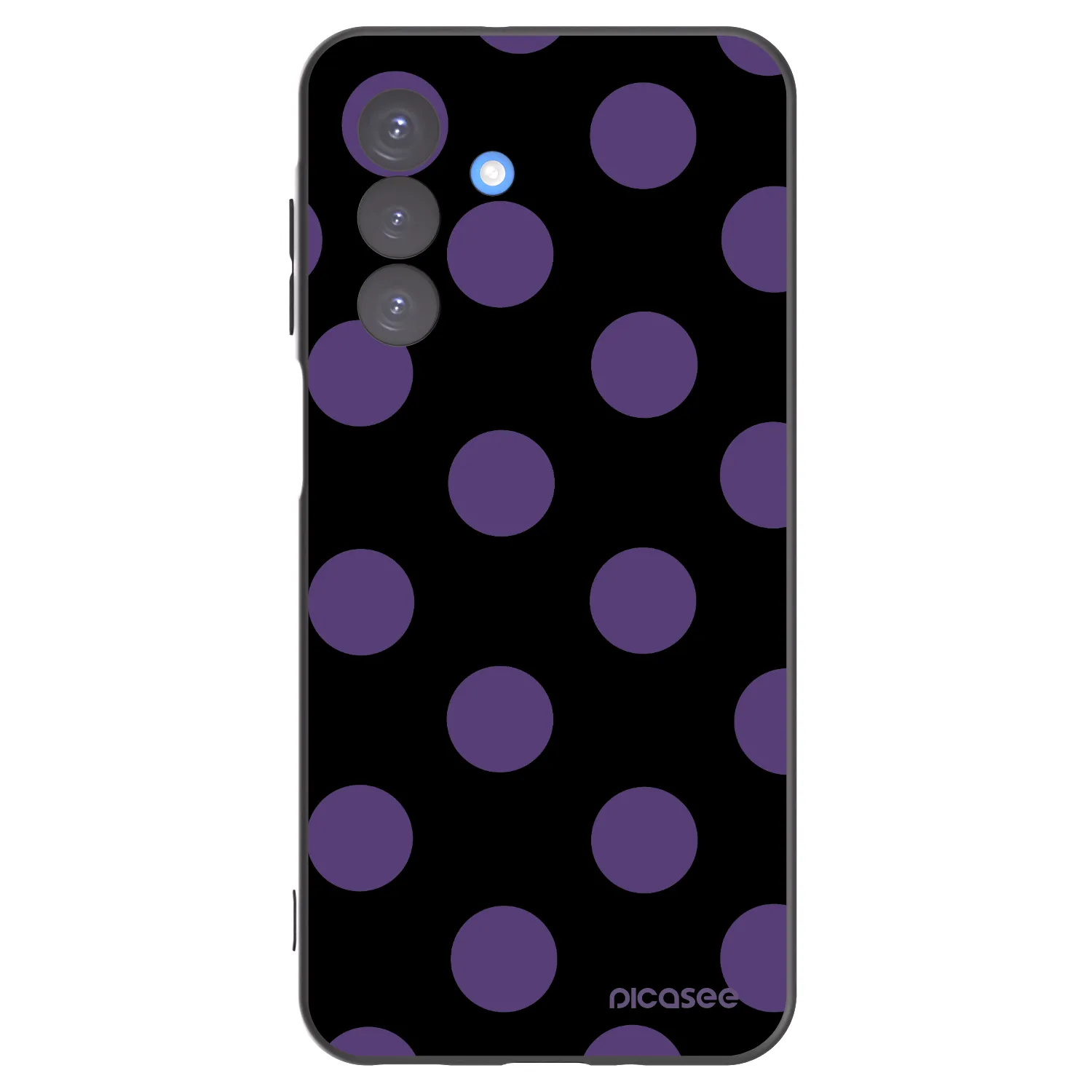 Picasee crna silikonska maskica za Samsung Galaxy A17 5G - Big flickers