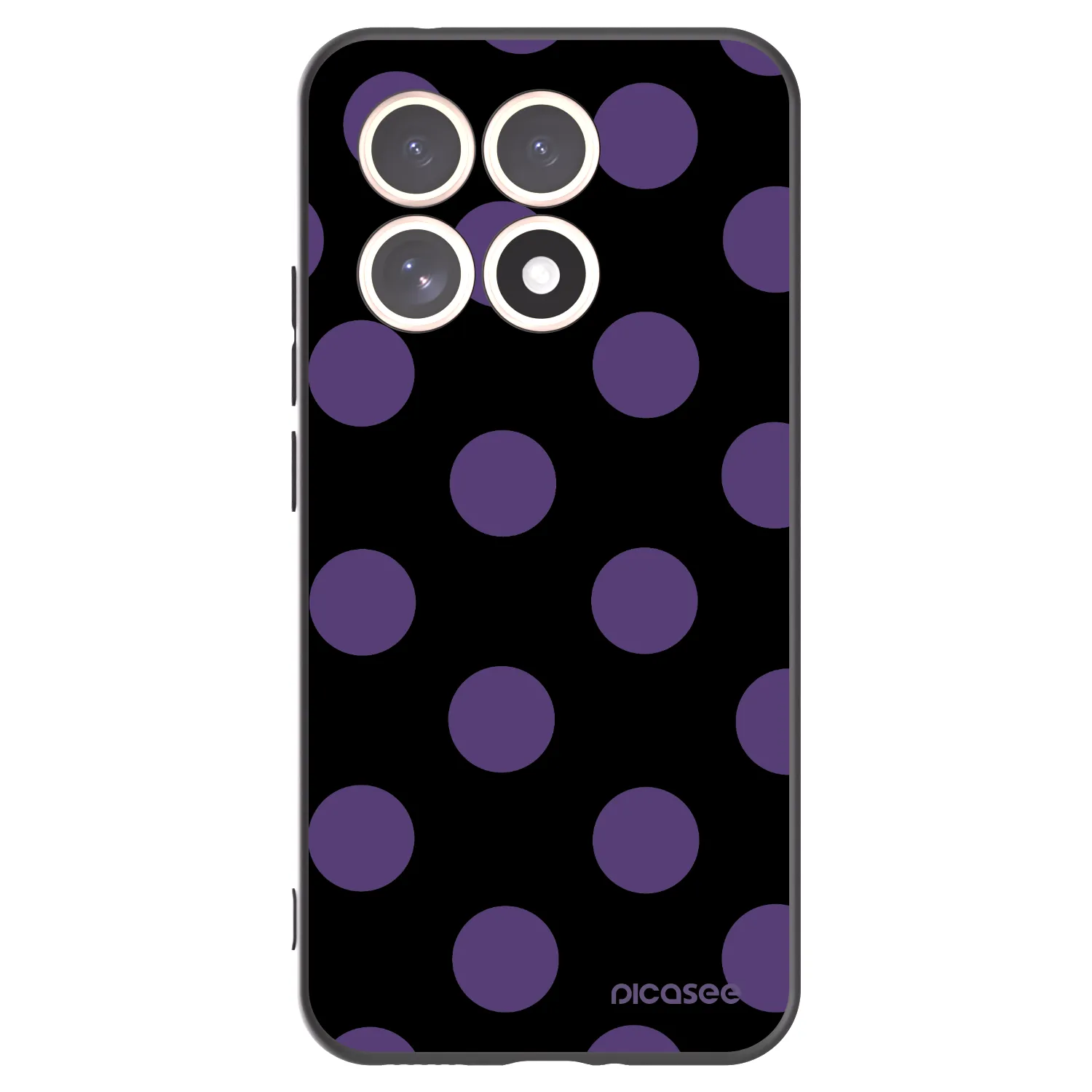 Picasee crna silikonska maskica za Xiaomi 15T - Big flickers