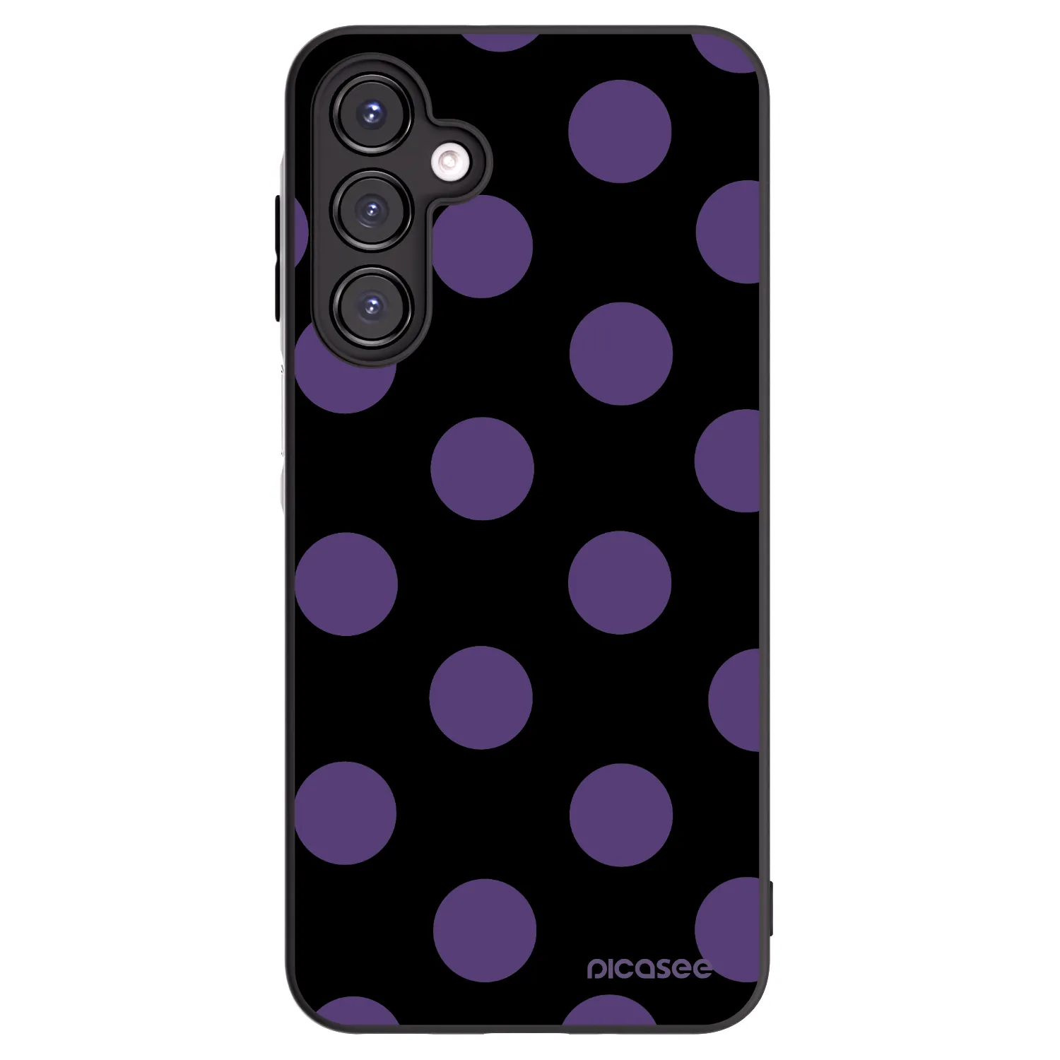 Picasee crna silikonska maskica za Samsung Galaxy A16 4G - Big flickers