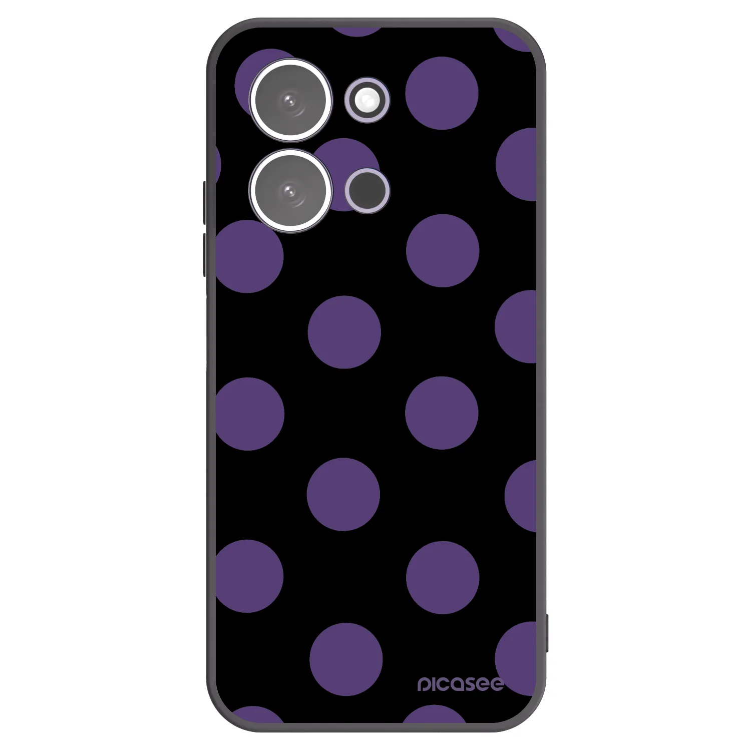 Picasee crna silikonska maskica za Xiaomi Redmi 15C 5G - Big flickers