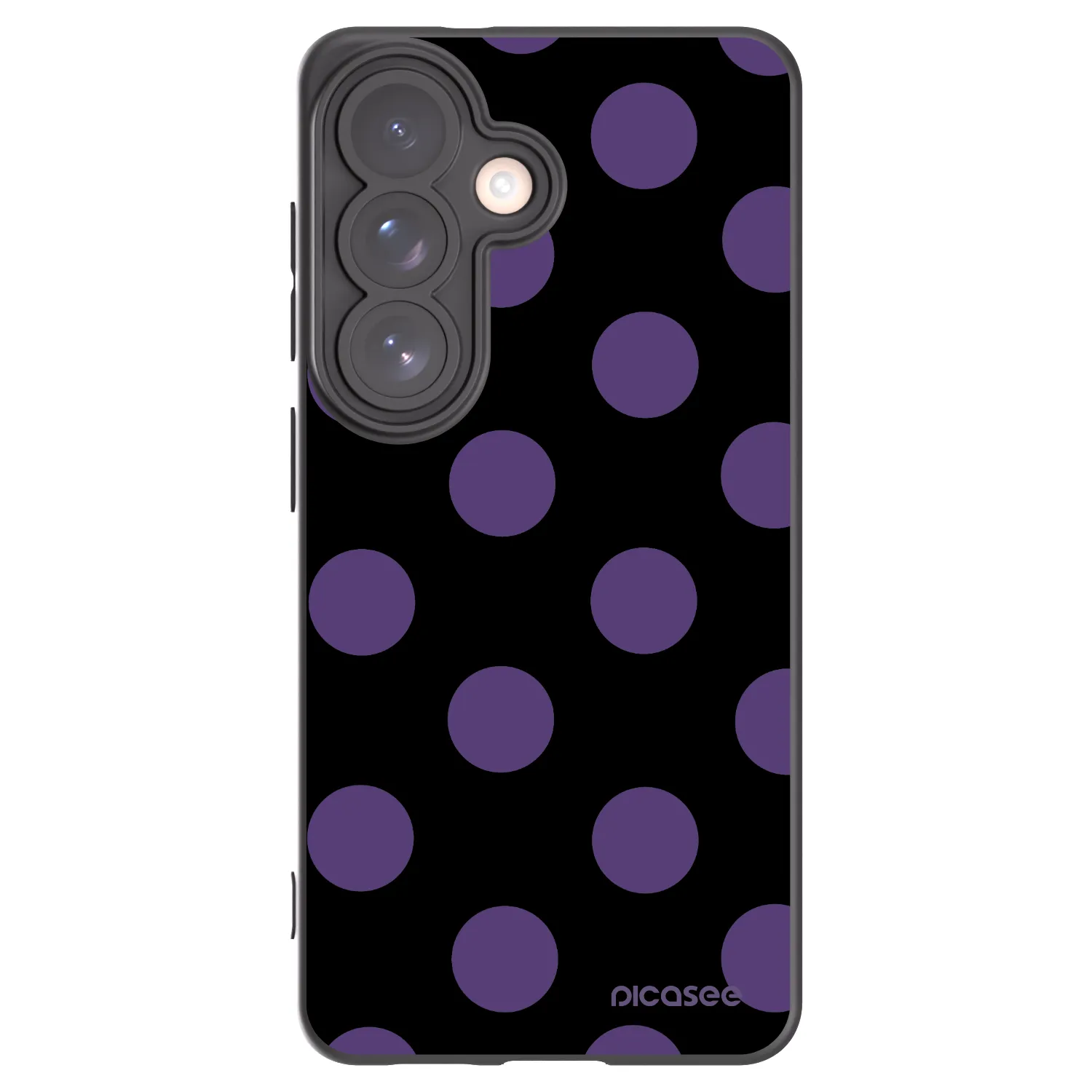Picasee crna silikonska maskica za Samsung Galaxy S26 - Big flickers