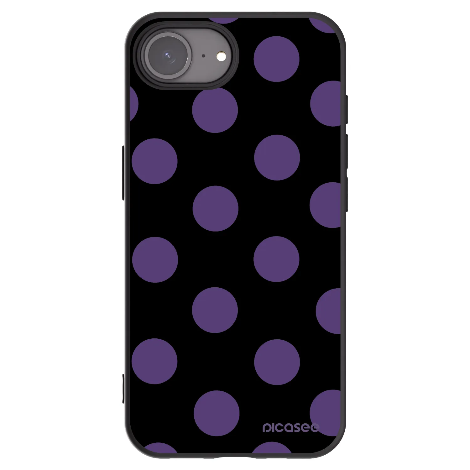 Picasee crna silikonska maskica za Apple iPhone 17e - Big flickers