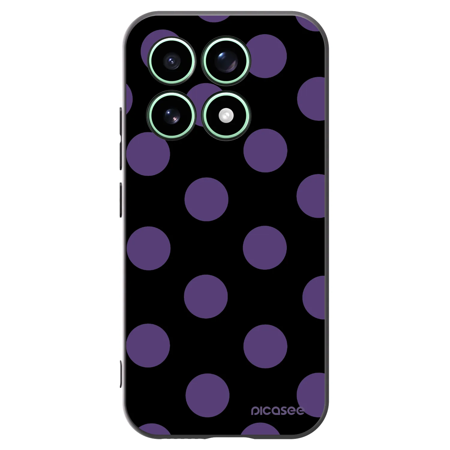 Picasee crna silikonska maskica za Xiaomi 17 - Big flickers