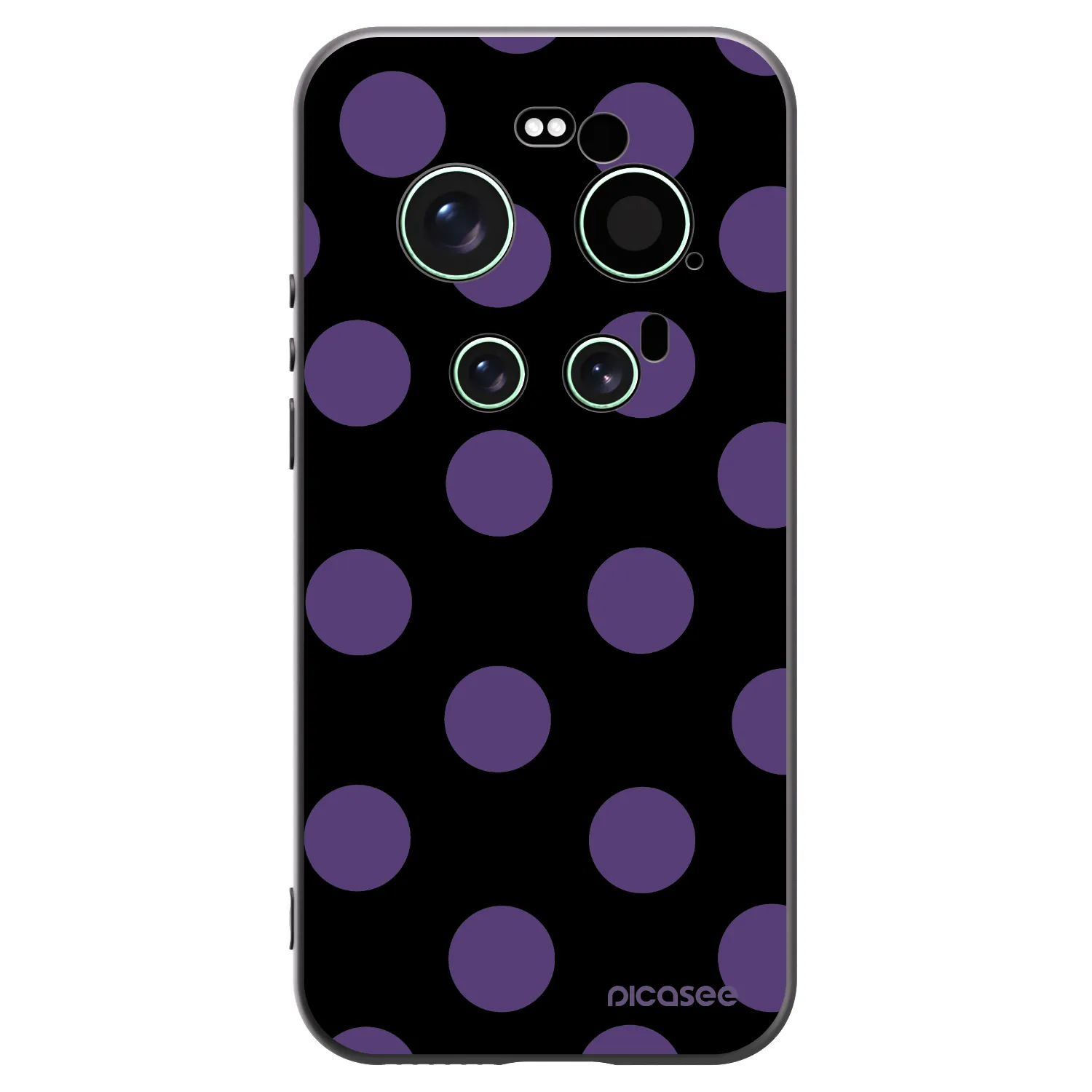Picasee crna silikonska maskica za Xiaomi 17 Ultra - Big flickers