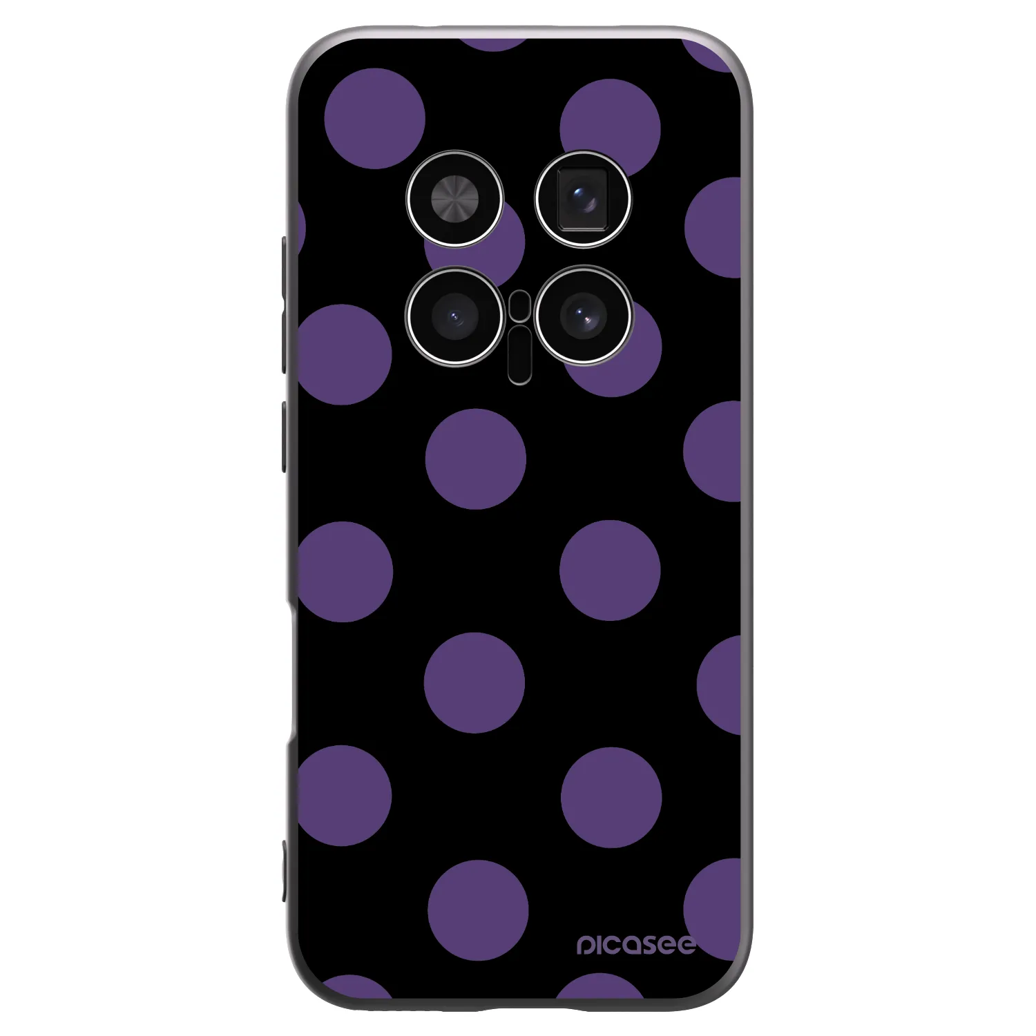 Picasee crna silikonska maskica za Honor Magic8 Pro 5G - Big flickers