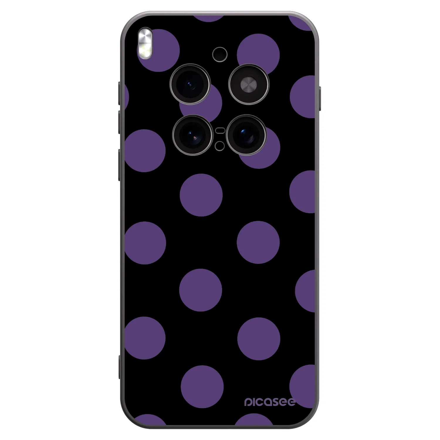 Picasee crna silikonska maskica za Vivo X300 Pro - Big flickers