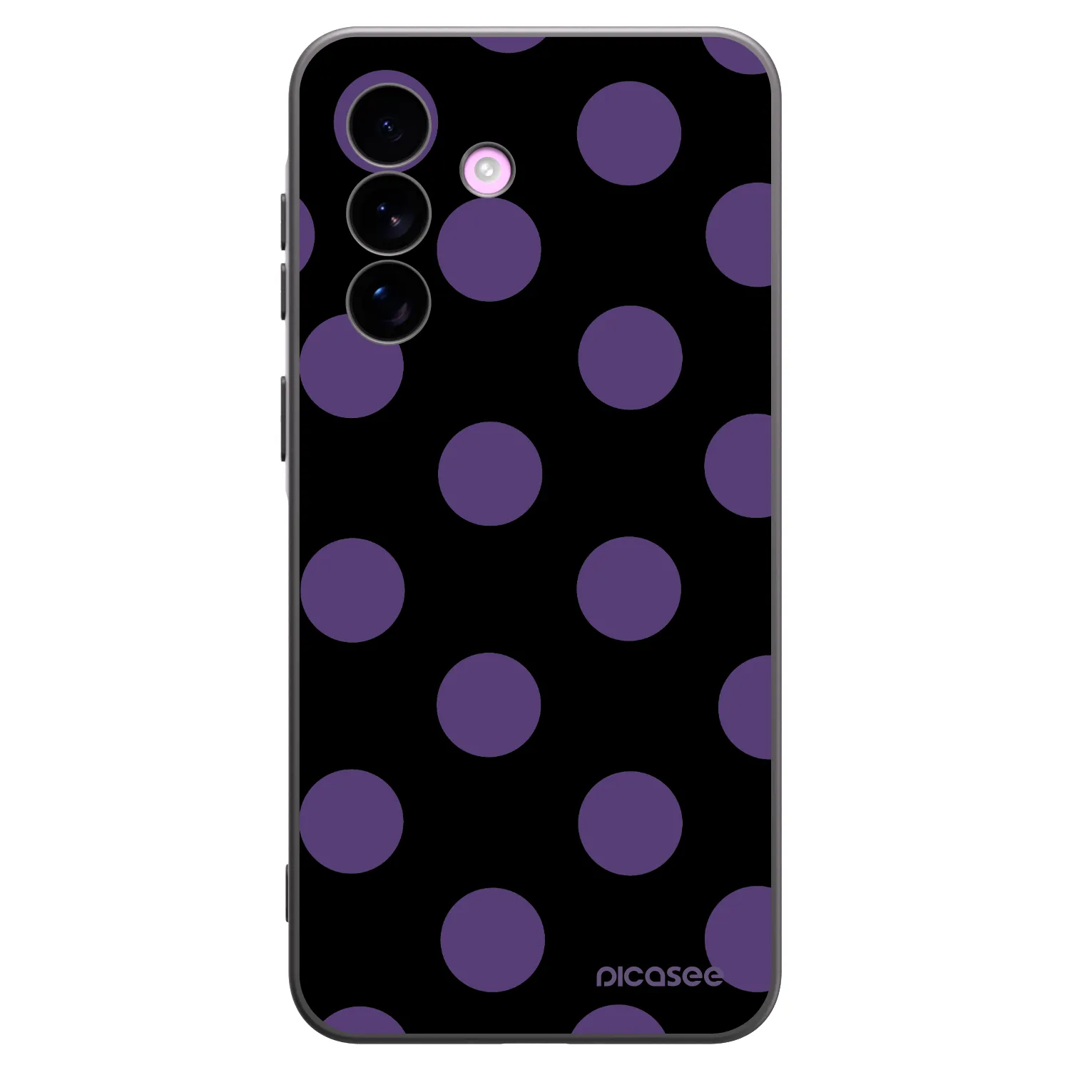 Picasee crna silikonska maskica za Samsung Galaxy A57 5G - Big flickers