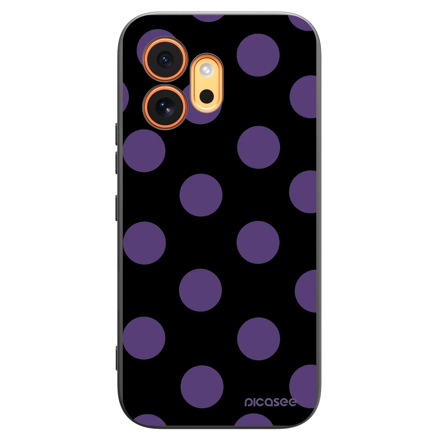 Picasee crna silikonska maskica za Honor 600 - Big flickers
