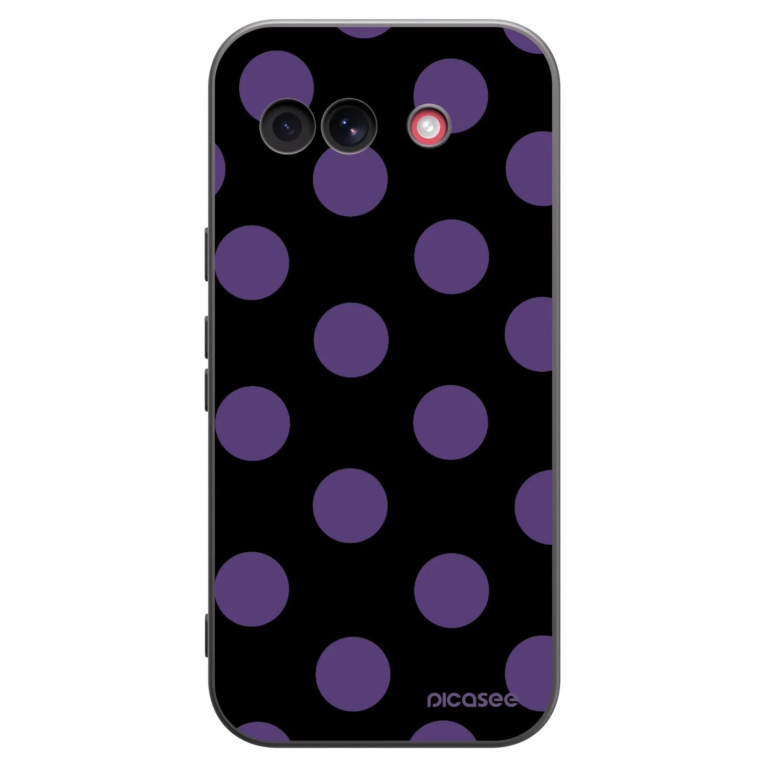 Picasee crna silikonska maskica za Google Pixel 10a - Big flickers