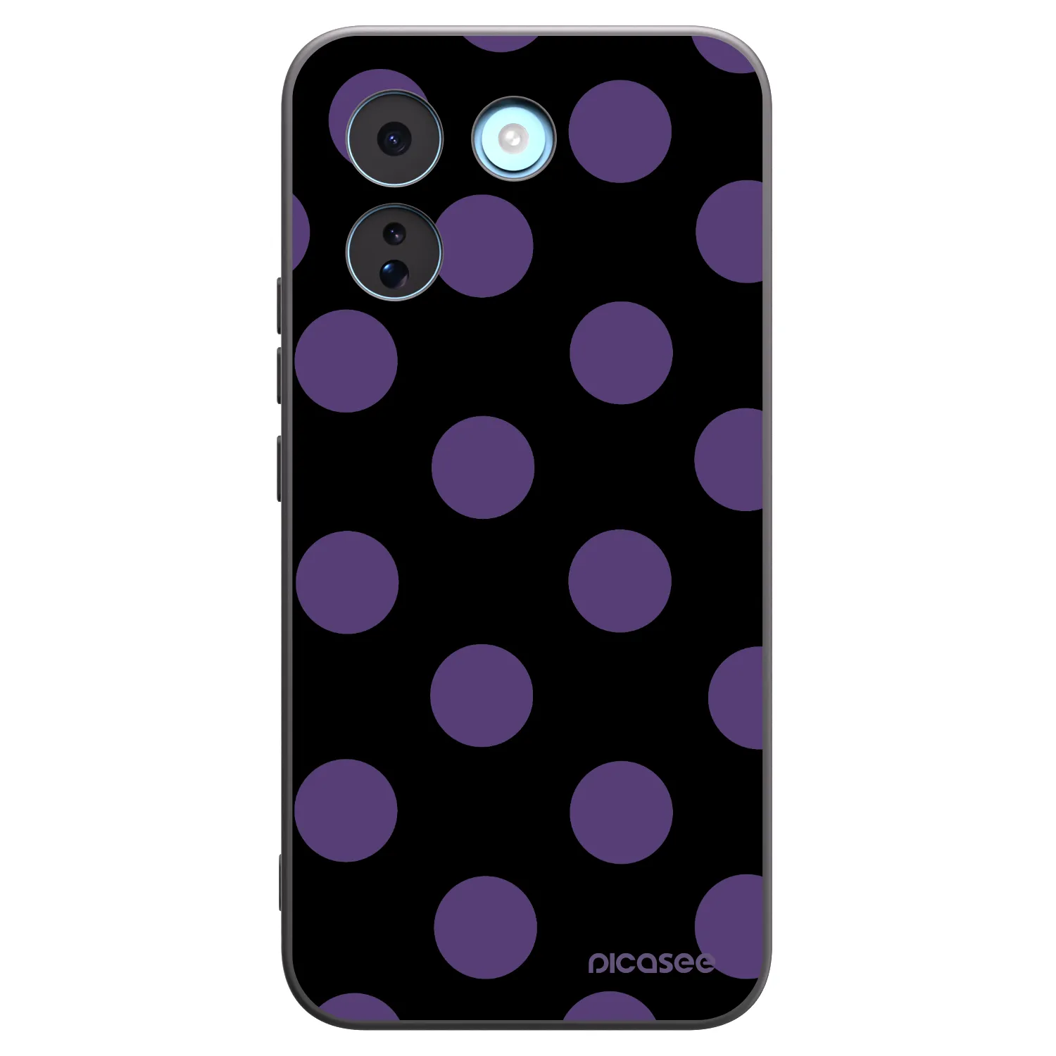 Picasee crna silikonska maskica za Xiaomi Redmi Note 17 Pro MAX 5G - Big flickers