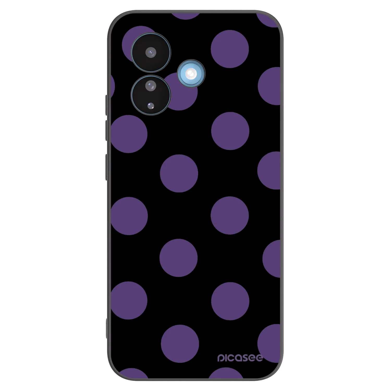 Picasee crna silikonska maskica za Xiaomi Redmi Note 17 Pro 5G - Big flickers