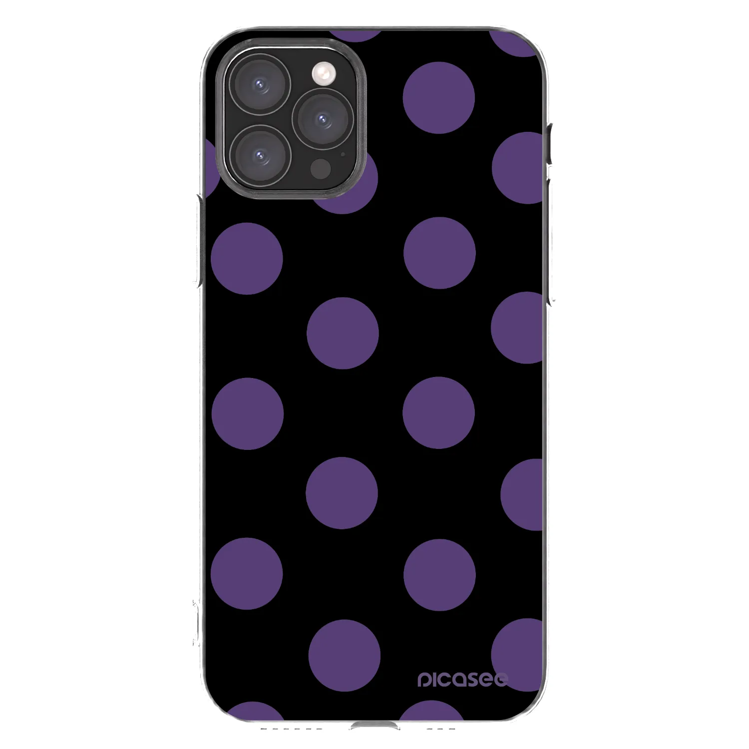 Picasee silikonska prozirna maskica za Apple iPhone 11 Pro - Big flickers