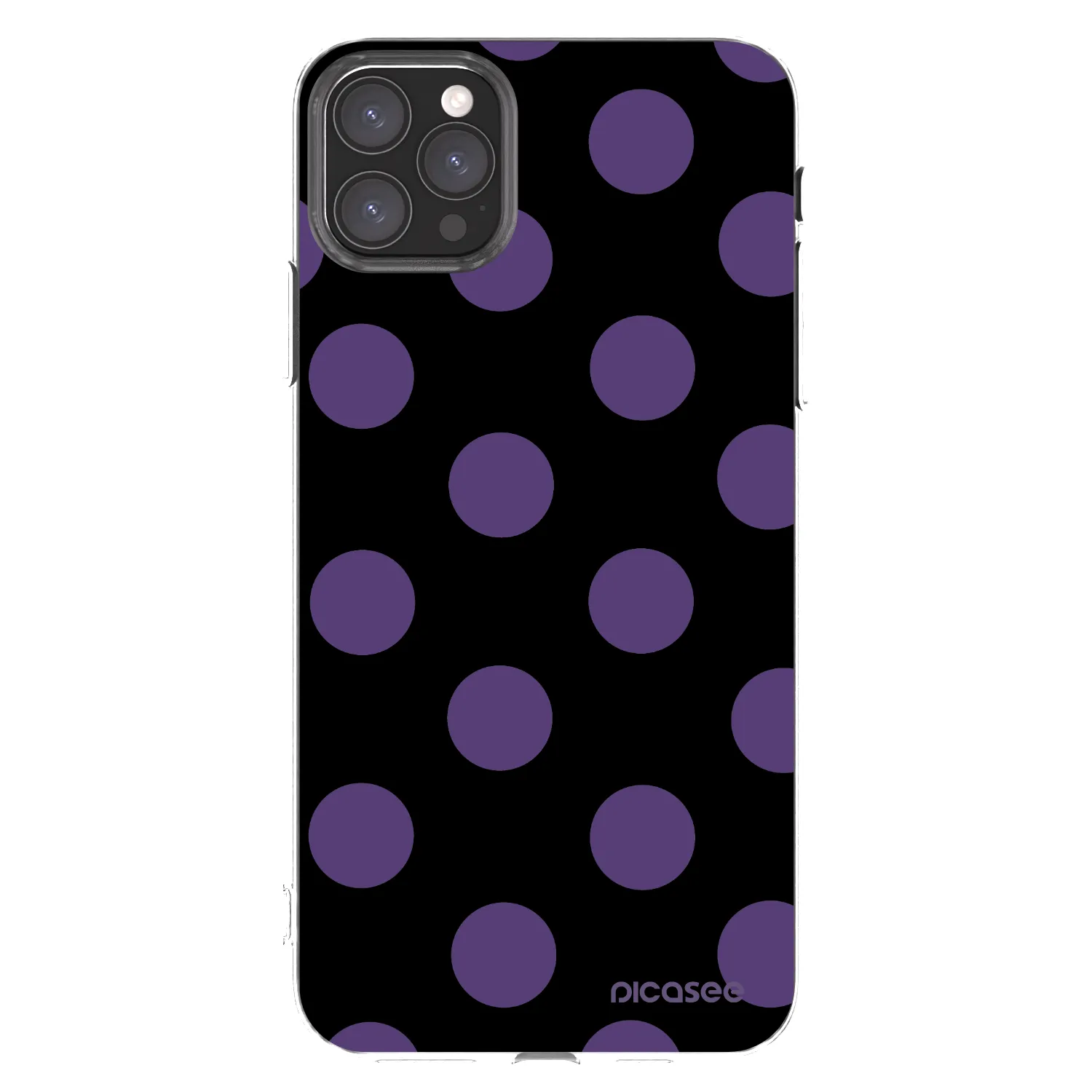 Picasee silikonska prozirna maskica za Apple iPhone 11 Pro Max - Big flickers