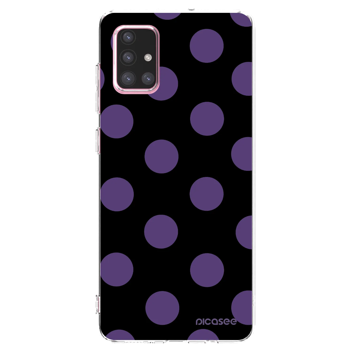 Picasee silikonska prozirna maskica za Samsung Galaxy A71 A715F - Big flickers