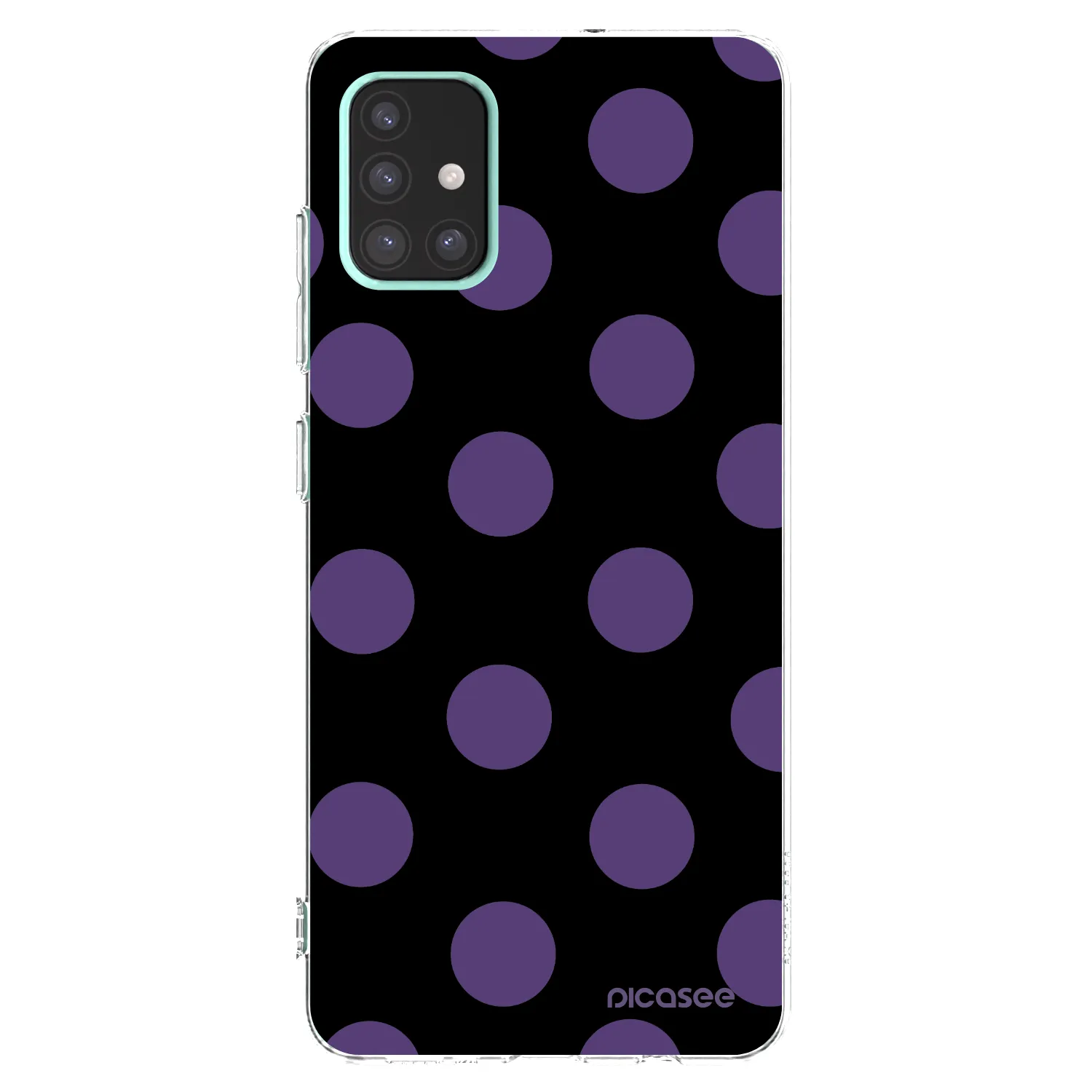 Picasee silikonska prozirna maskica za Samsung Galaxy A51 A515F - Big flickers