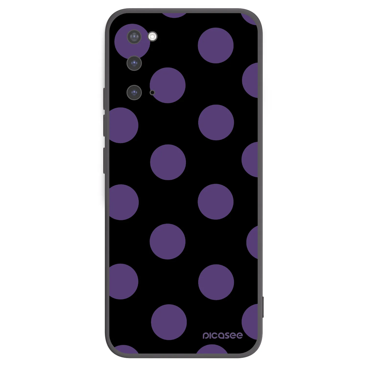 Picasee crna silikonska maskica za Samsung Galaxy S20 G980F - Big flickers