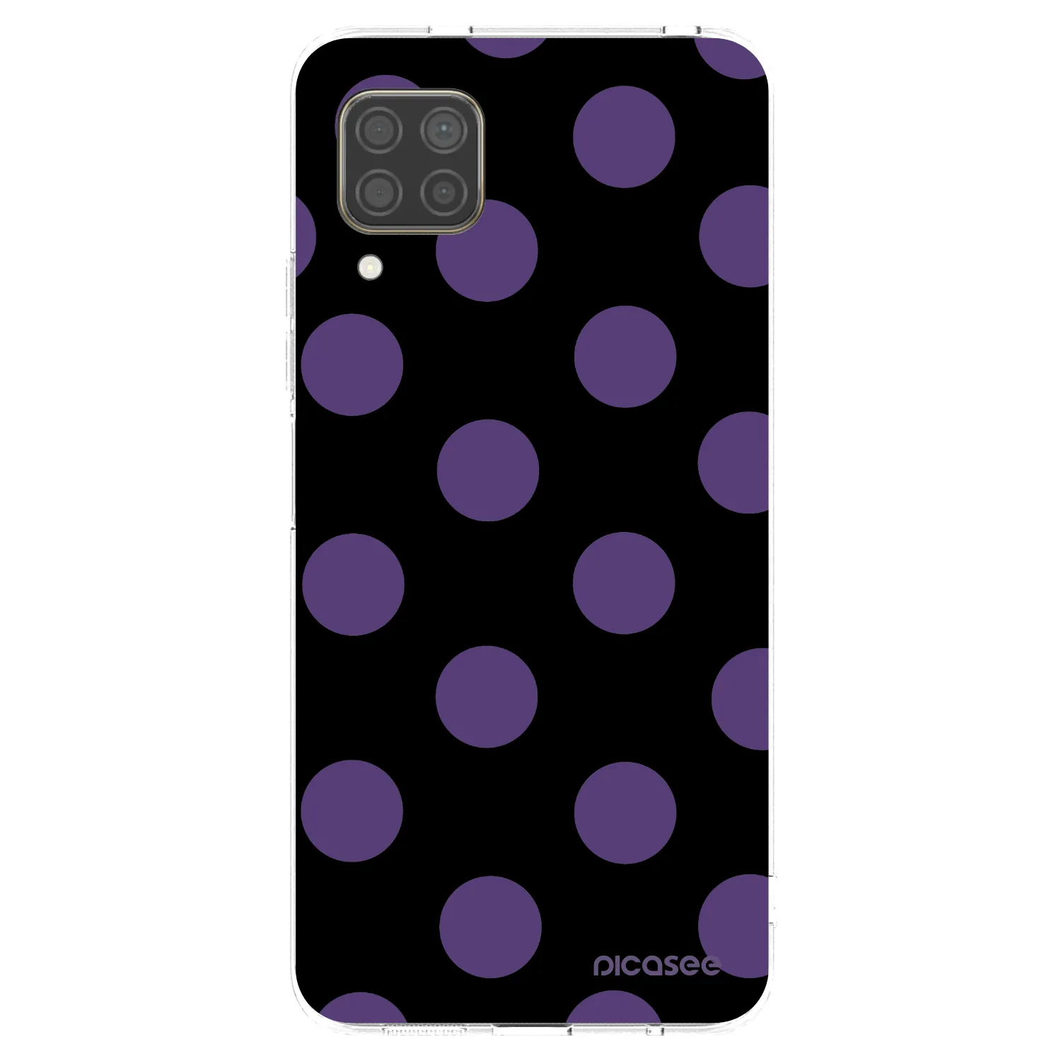 Picasee silikonska prozirna maskica za Huawei P40 Lite - Big flickers