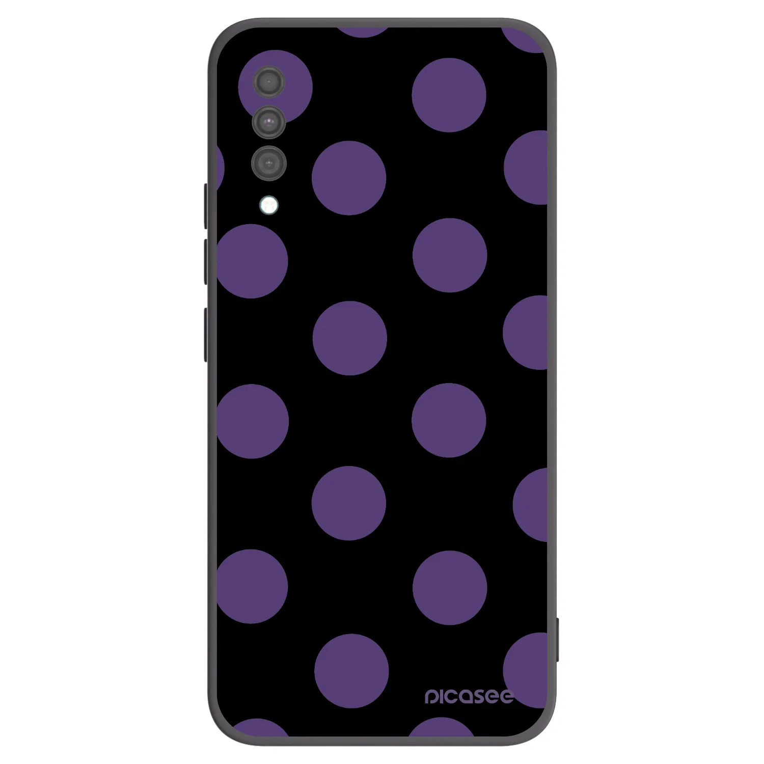 Picasee crna silikonska maskica za Samsung Galaxy A30s A307F - Big flickers