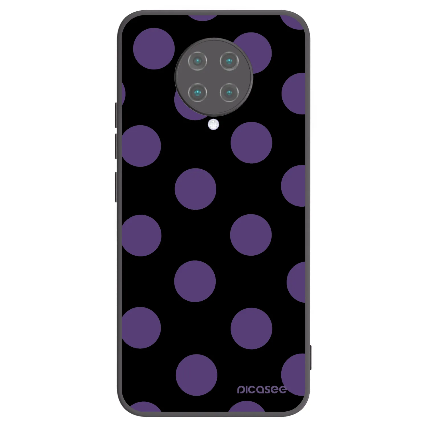 Picasee crna silikonska maskica za Xiaomi Poco F2 Pro - Big flickers