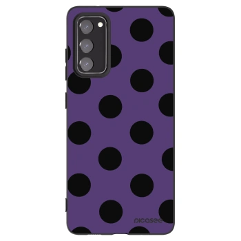 Picasee crna silikonska maskica za Samsung Galaxy S20 FE - Big flickers 2