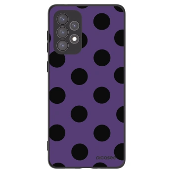 Picasee crna silikonska maskica za Samsung Galaxy A73 5G - Big flickers 2